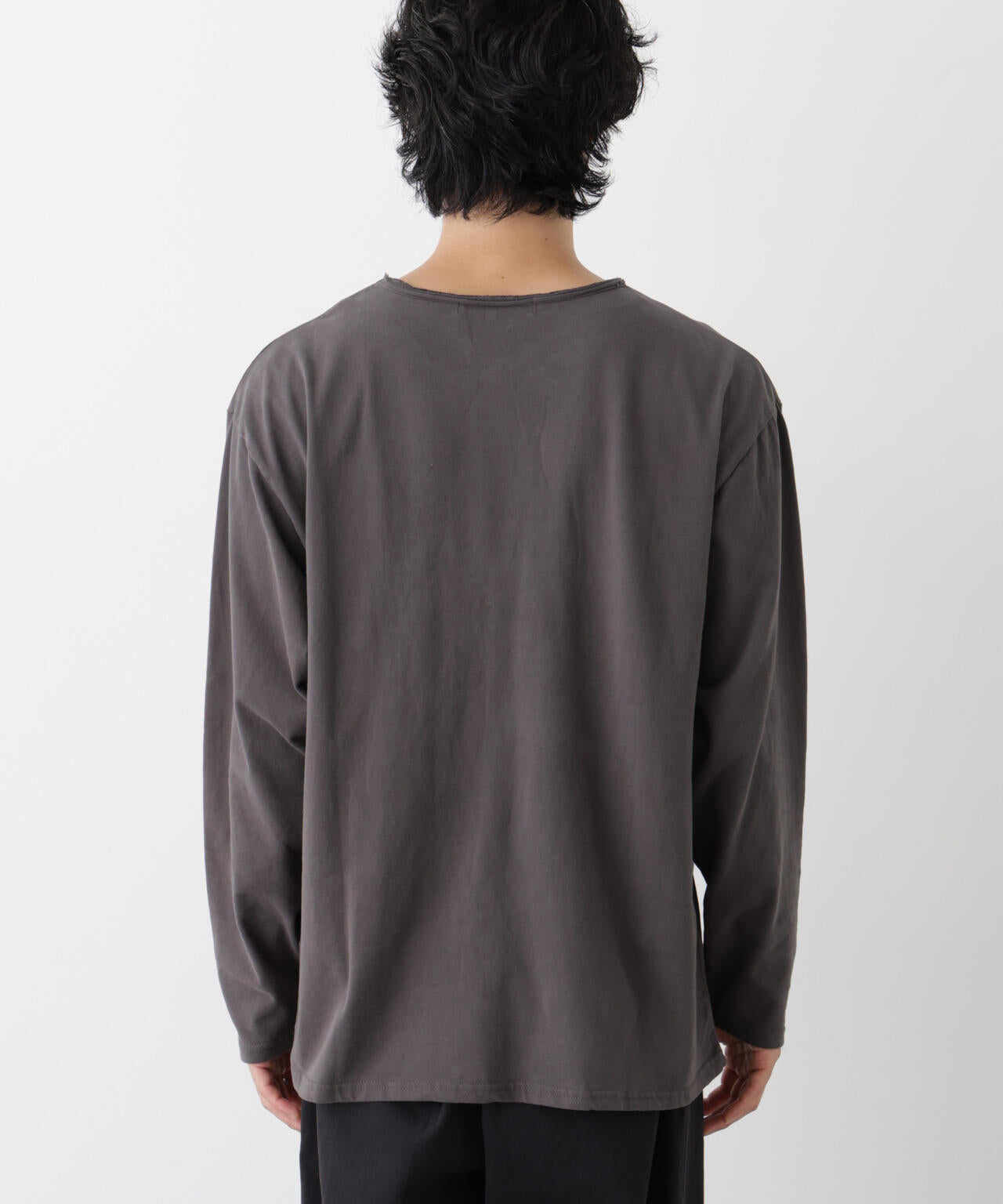 「surplus」デザインヘンリーネックTシャツ 長袖 6686223214
