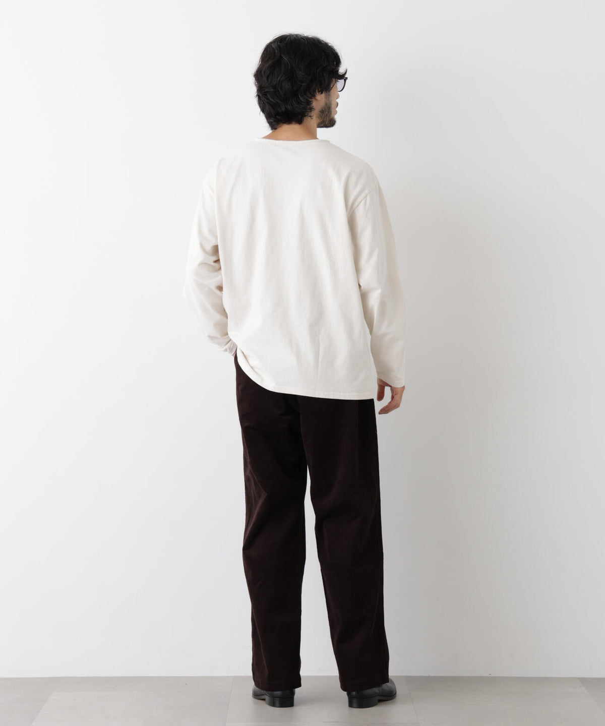 「surplus」デザインヘンリーネックTシャツ 長袖 6686223214
