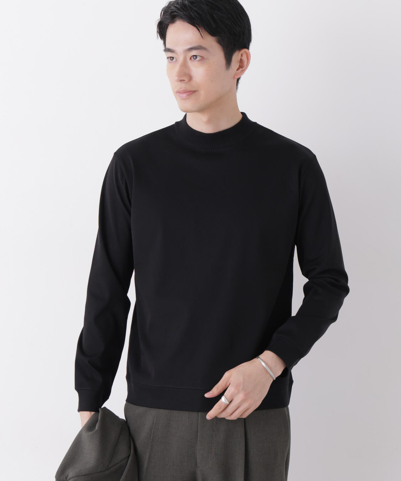 「FORMAL JERSEY」Plus デザインモックネック 6686223217