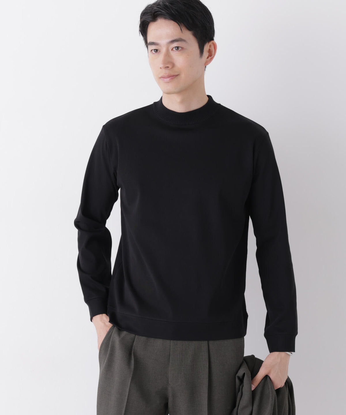 「FORMAL JERSEY」Plus デザインモックネック 6686223217