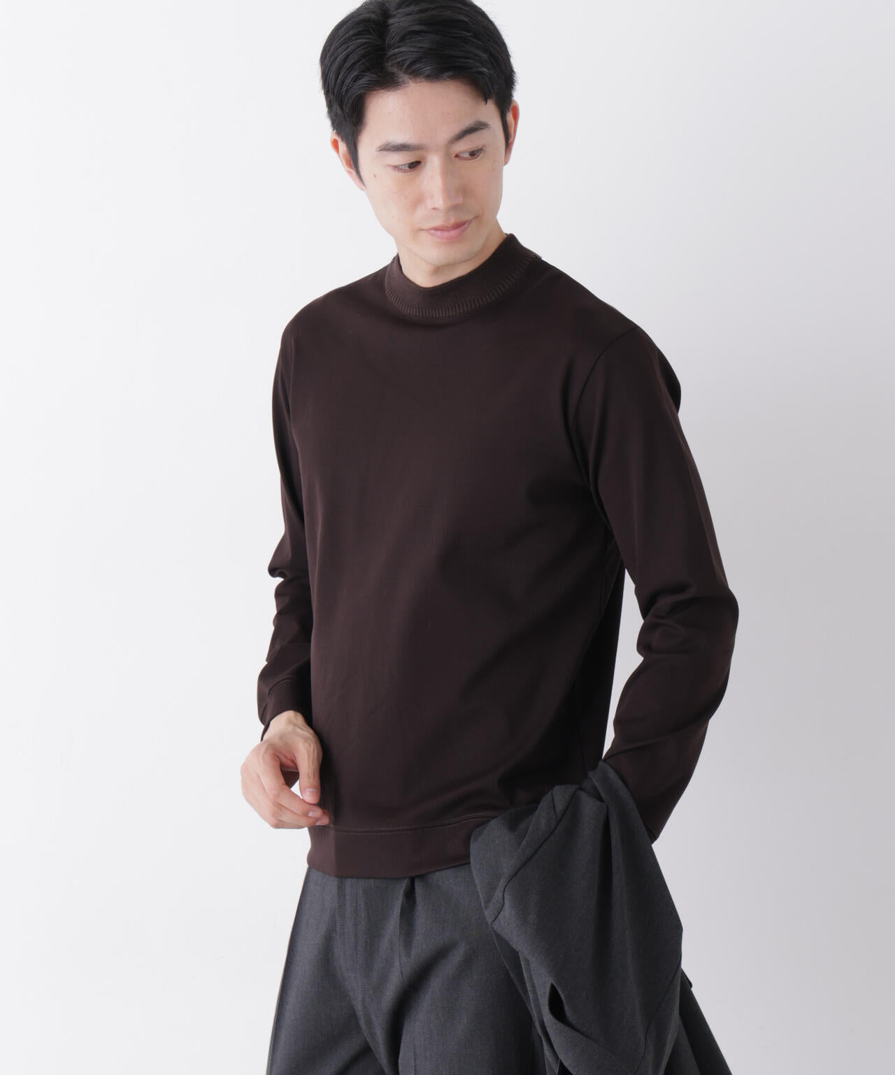 「FORMAL JERSEY」Plus デザインモックネック 6686223217