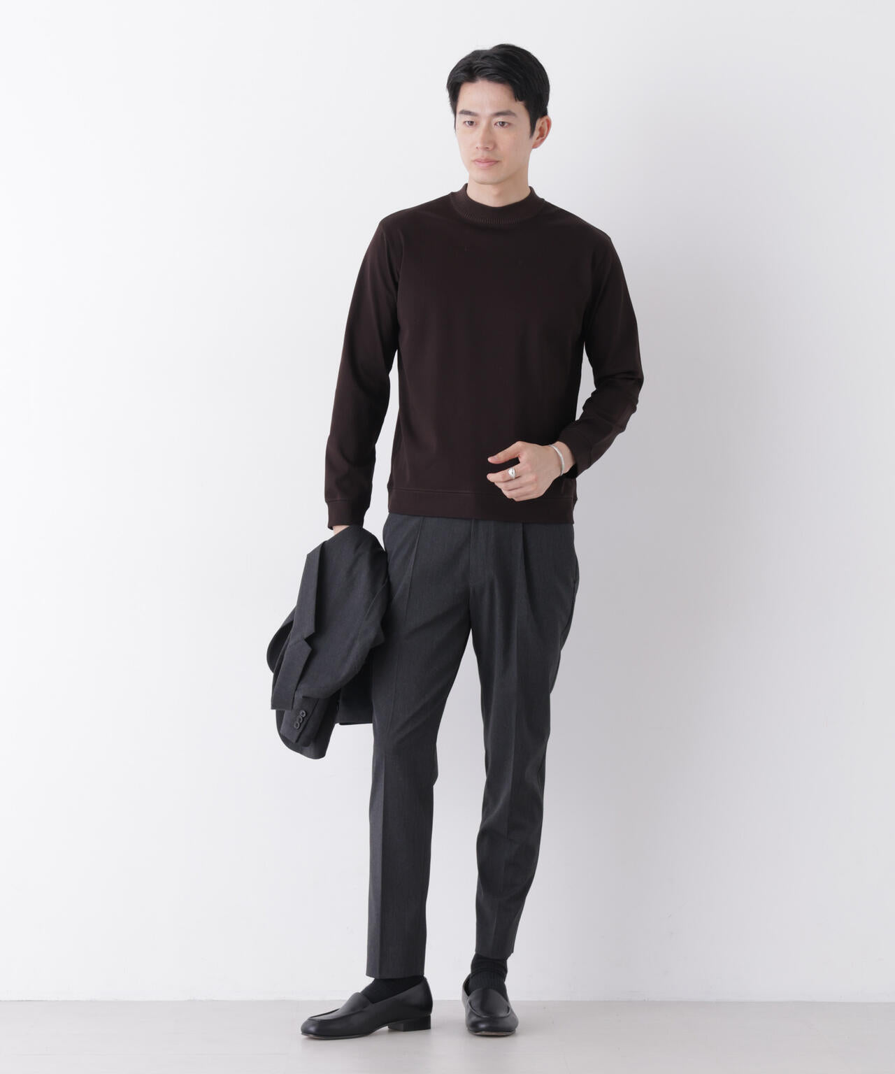 「FORMAL JERSEY」Plus デザインモックネック 6686223217