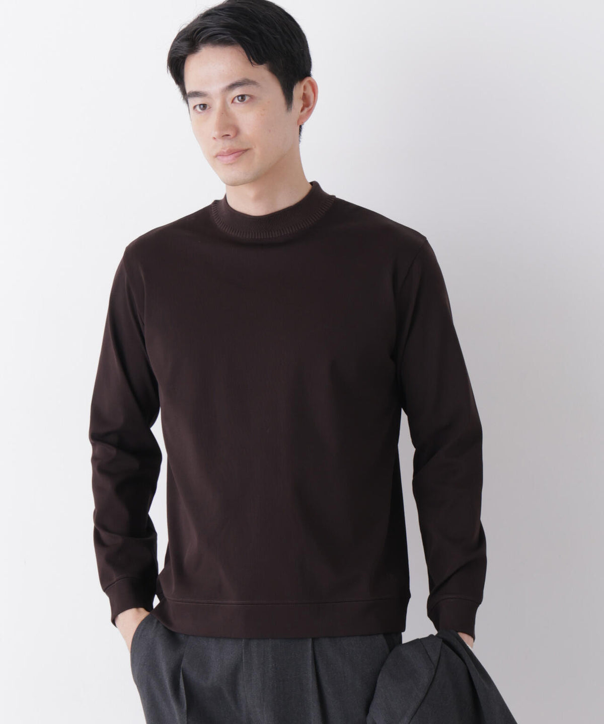 「FORMAL JERSEY」Plus デザインモックネック 6686223217