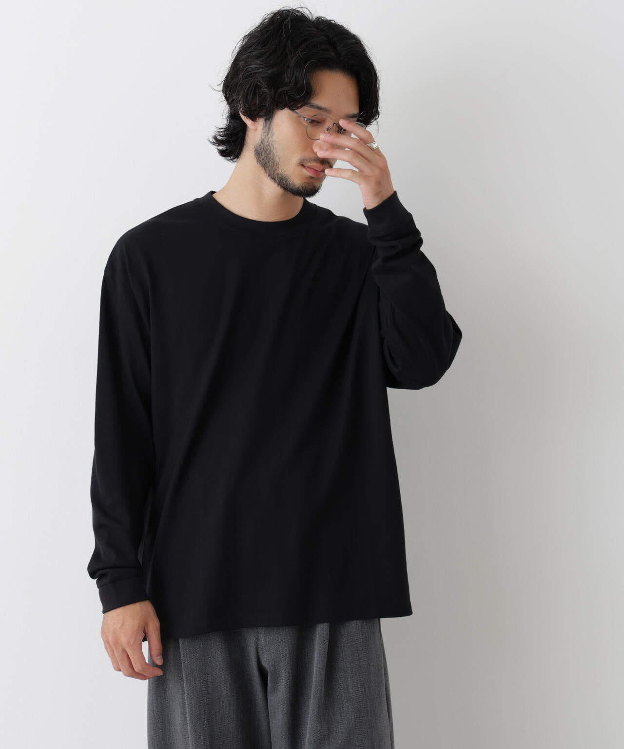 Anti Soaked(R) 汗染み防止 ビッグTシャツ 長袖 6686223222