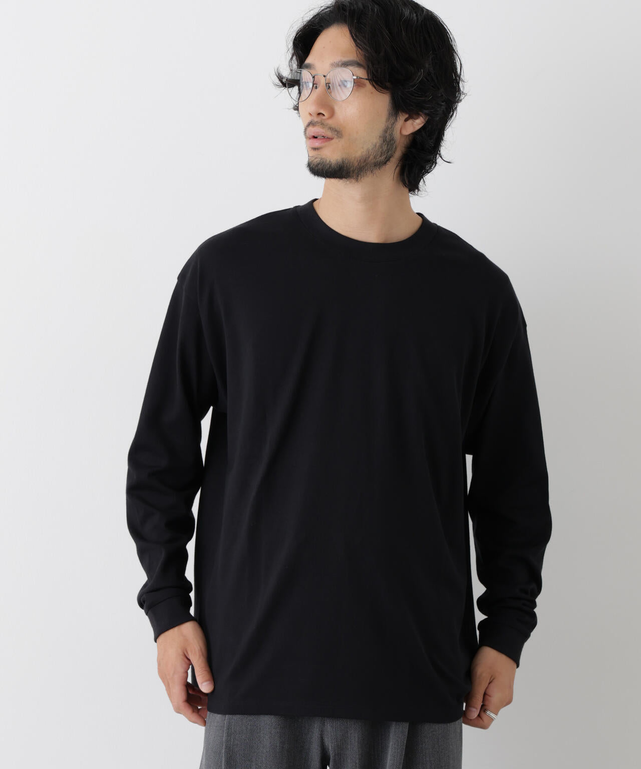 Anti Soaked(R) 汗染み防止 ビッグTシャツ 長袖 6686223222