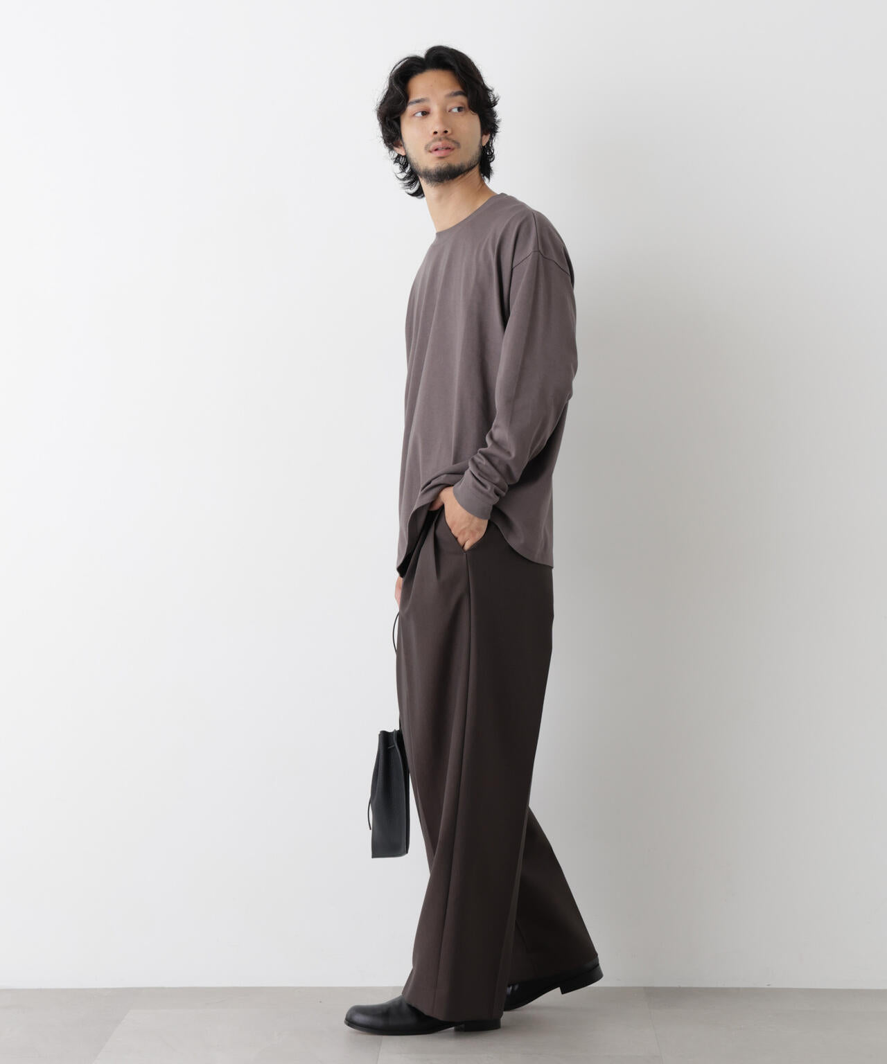 Anti Soaked(R) 汗染み防止 ビッグTシャツ 長袖 6686223222