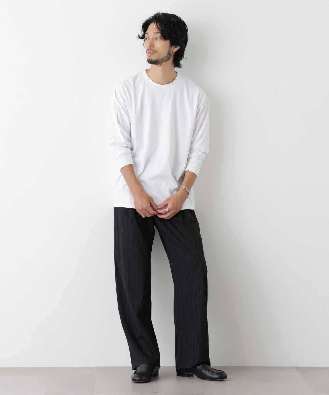 Anti Soaked(R) 汗染み防止 ビッグTシャツ 長袖 6686223222