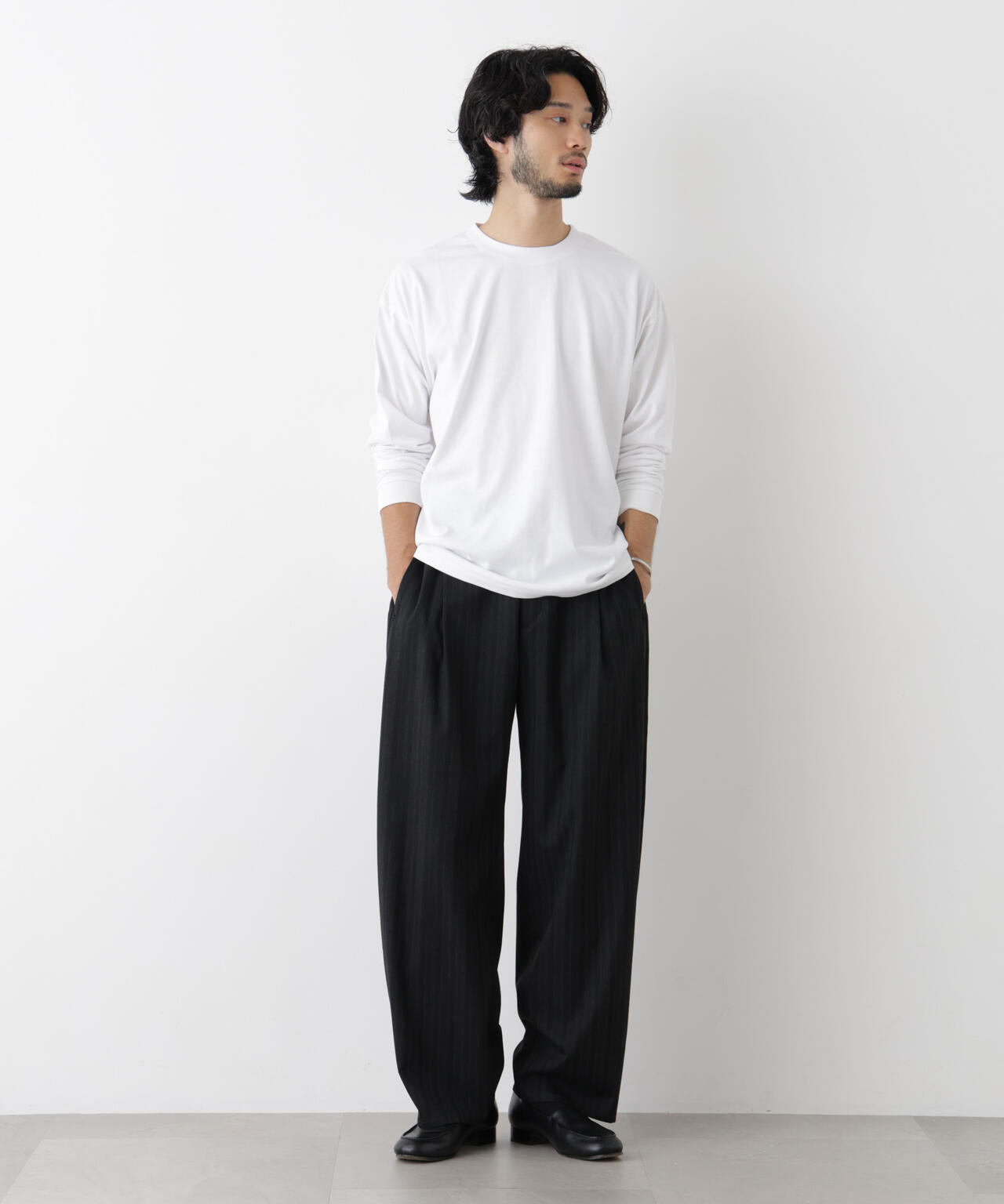 Anti Soaked(R) 汗染み防止 ビッグTシャツ 長袖 6686223222