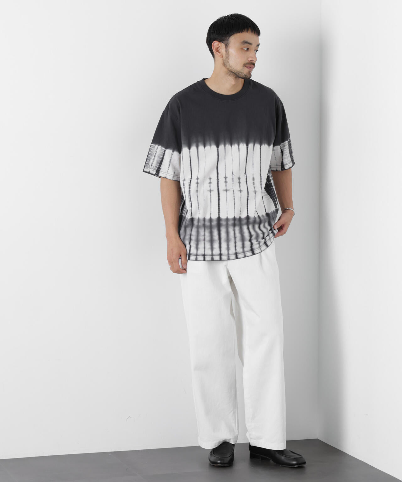 ブラックタイダイTシャツ 6686224202
