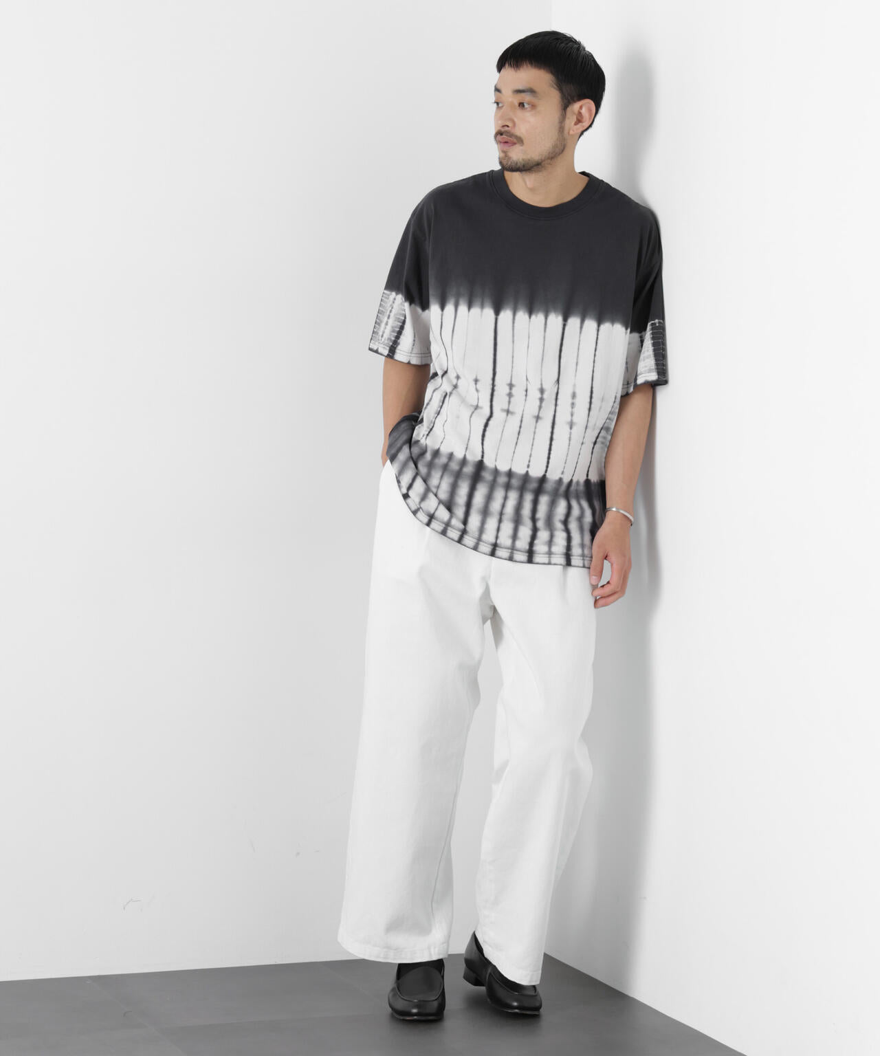 ブラックタイダイTシャツ 6686224202