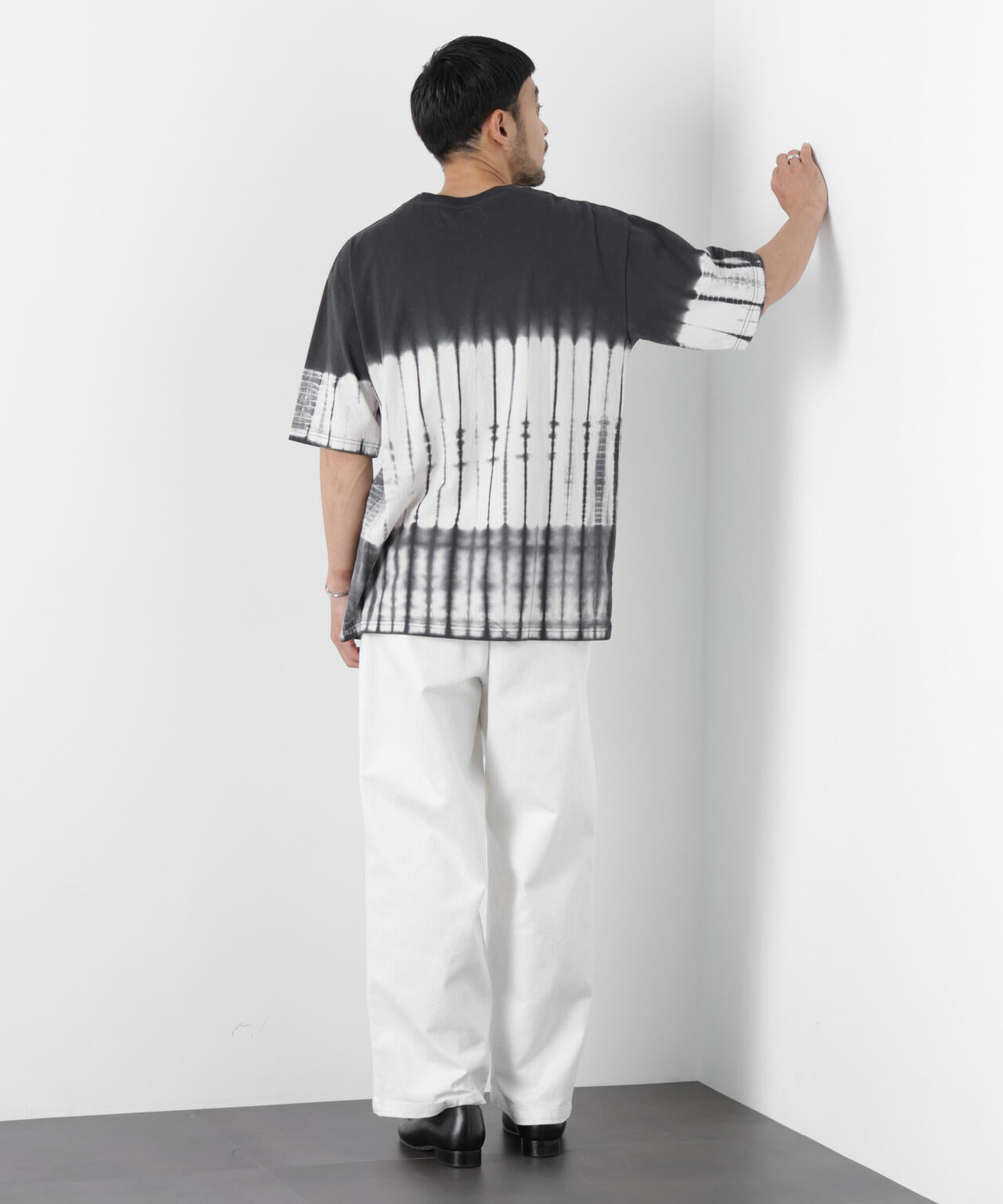 ブラックタイダイTシャツ 6686224202