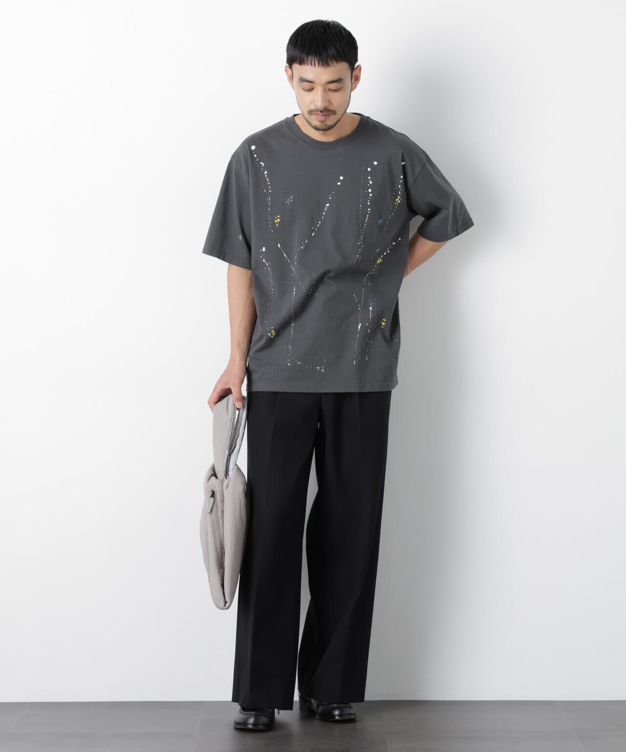 ブラックタイダイTシャツ 6686224202