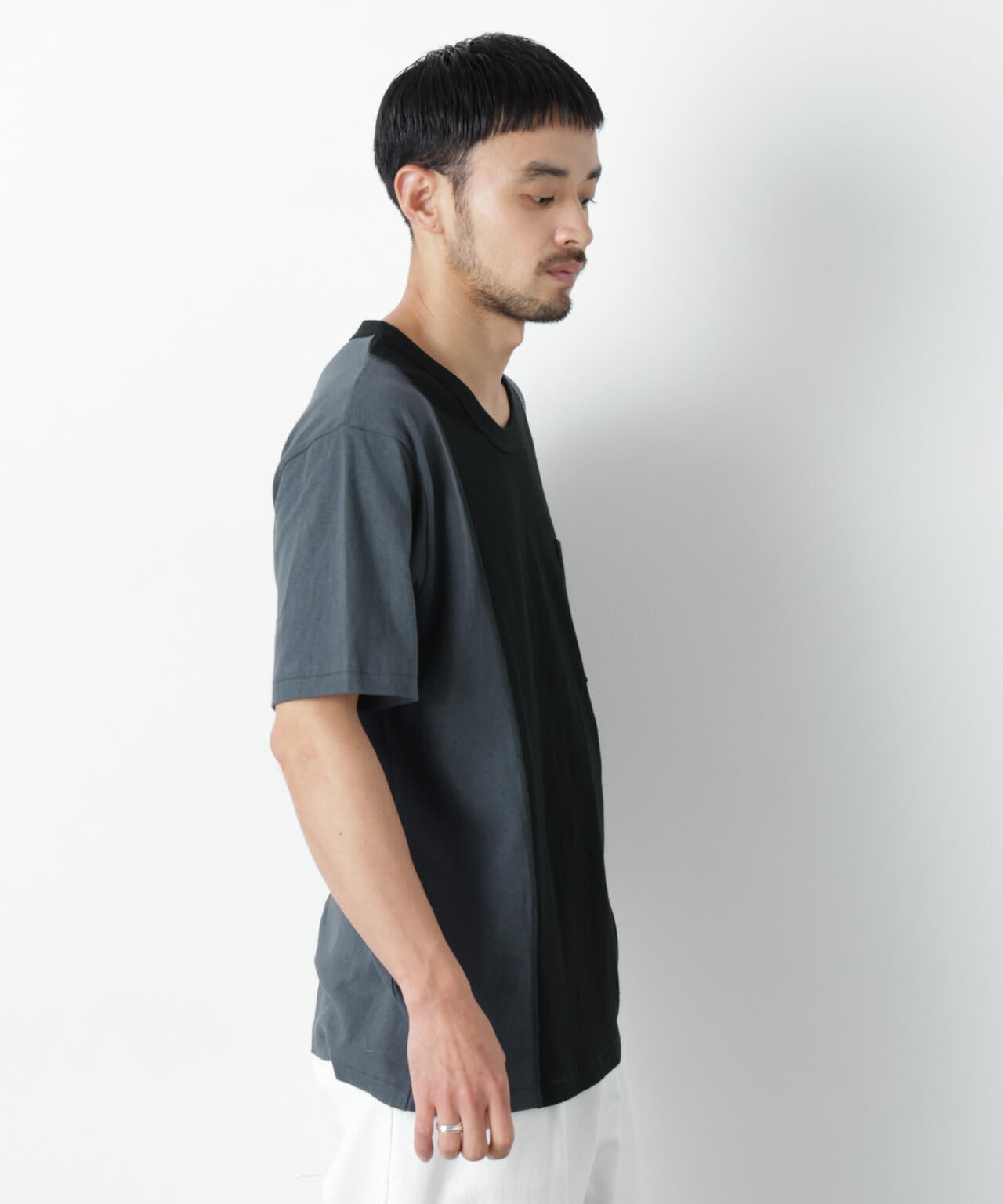 Raffy Cotton Jersey_切替Tシャツ 6686224203