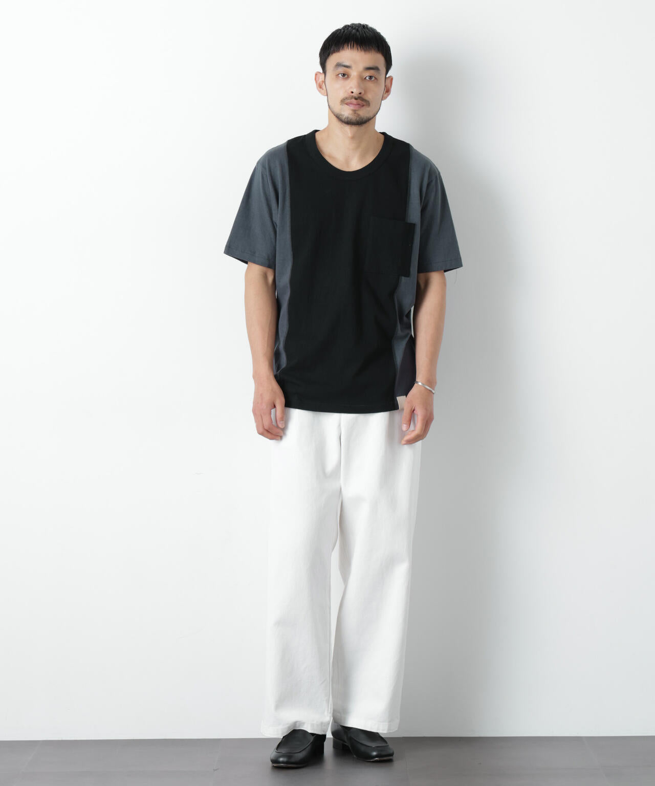 Raffy Cotton Jersey_切替Tシャツ 6686224203