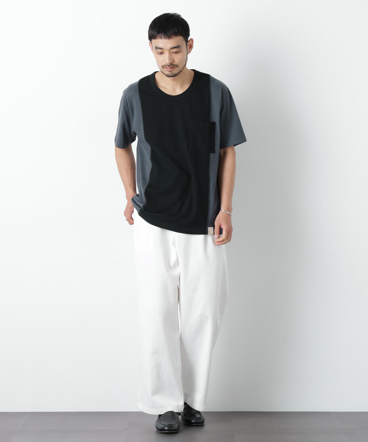 Raffy Cotton Jersey_切替Tシャツ 6686224203