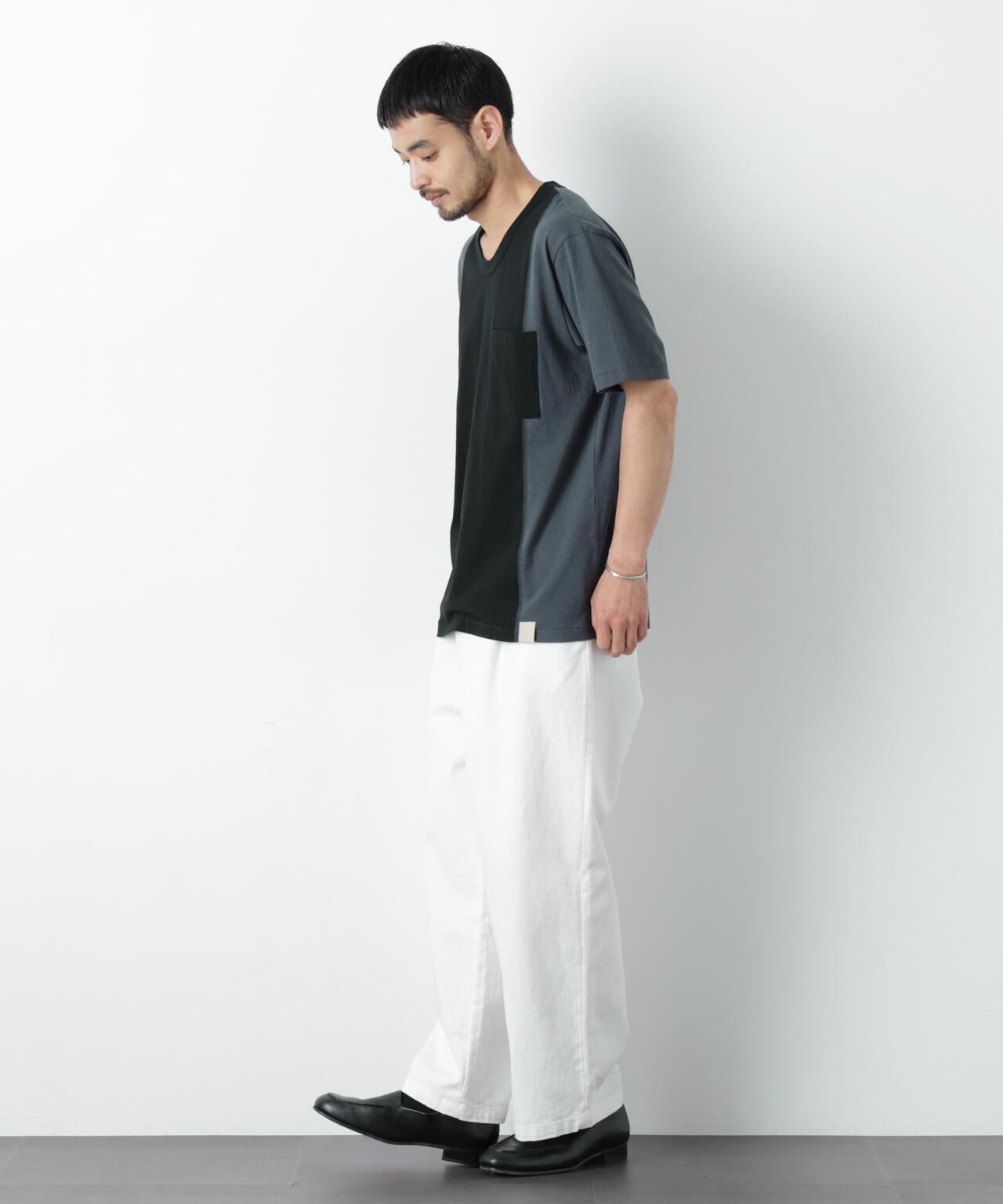 Raffy Cotton Jersey_切替Tシャツ 6686224203