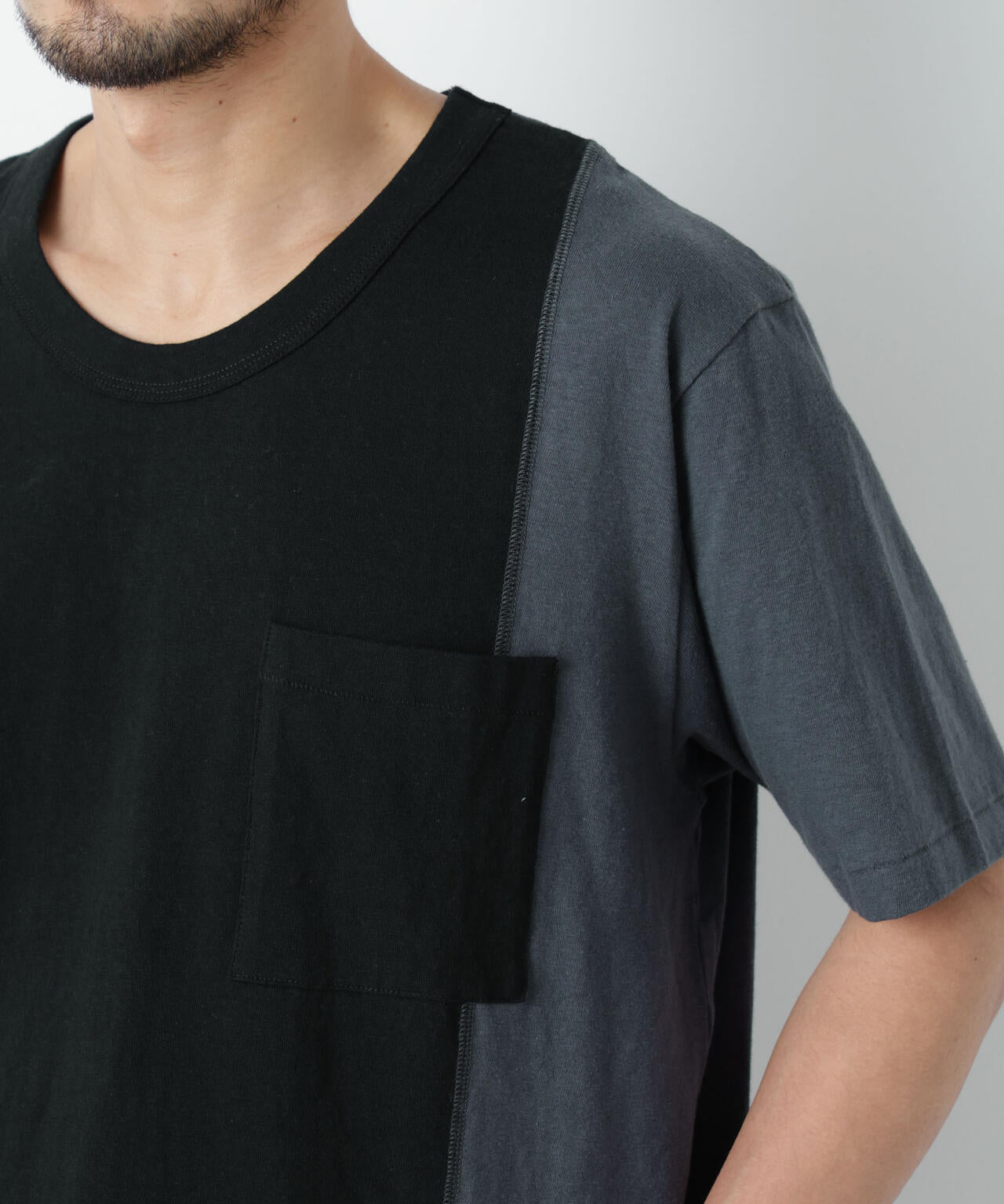 Raffy Cotton Jersey_切替Tシャツ 6686224203