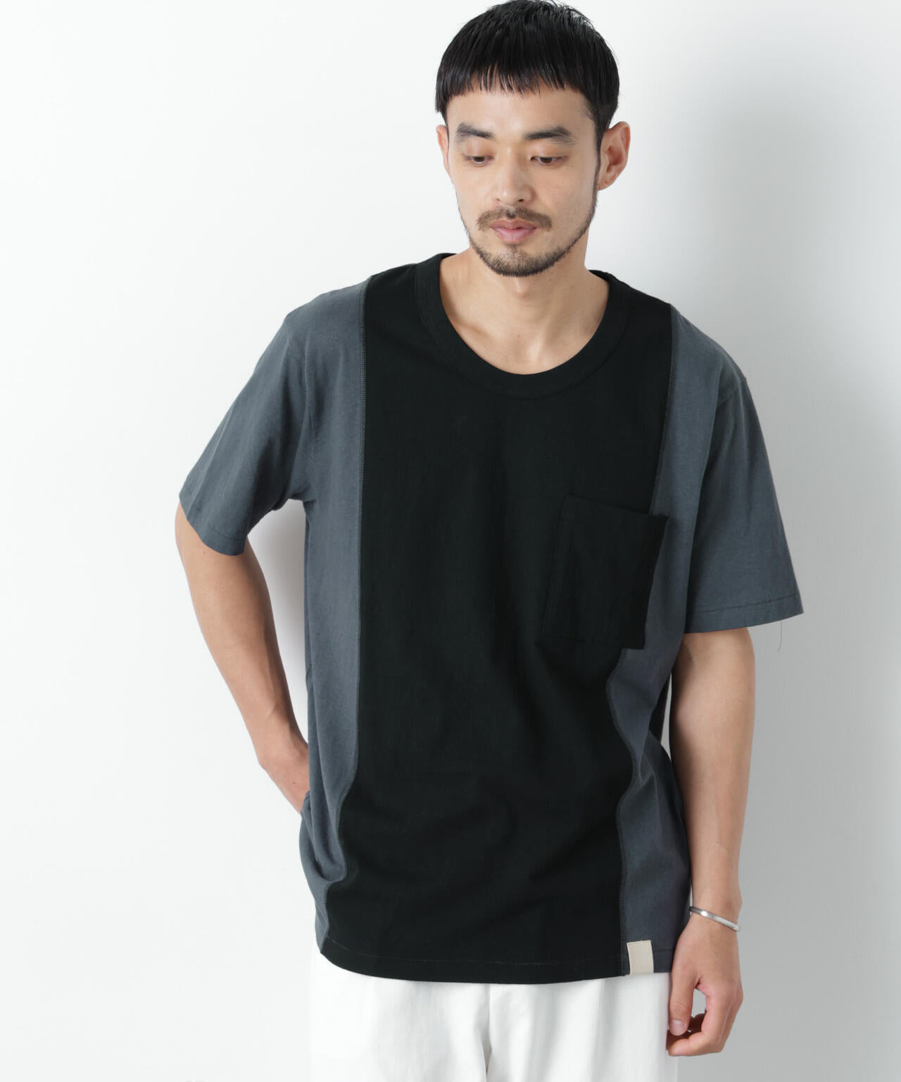 Raffy Cotton Jersey_切替Tシャツ 6686224203