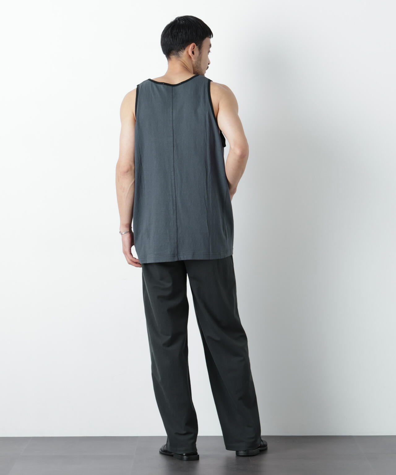 Raffy Cotton Jersey_切替タンクトップ 6686224206