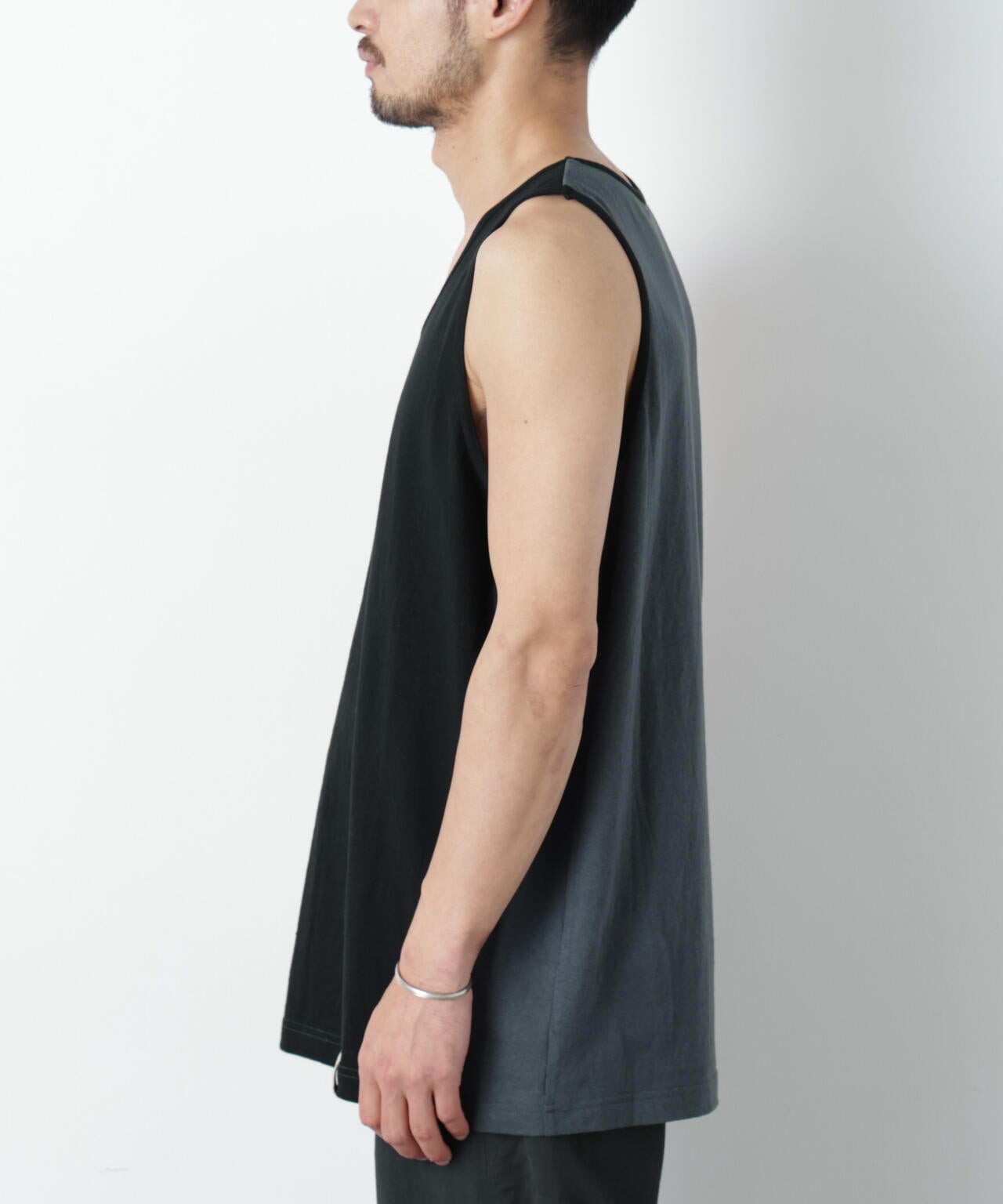 Raffy Cotton Jersey_切替タンクトップ 6686224206