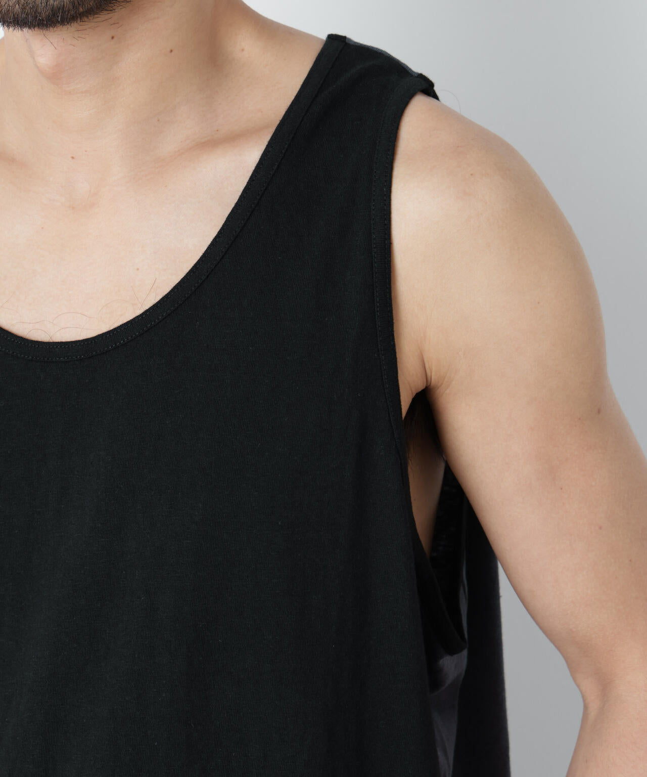 Raffy Cotton Jersey_切替タンクトップ 6686224206