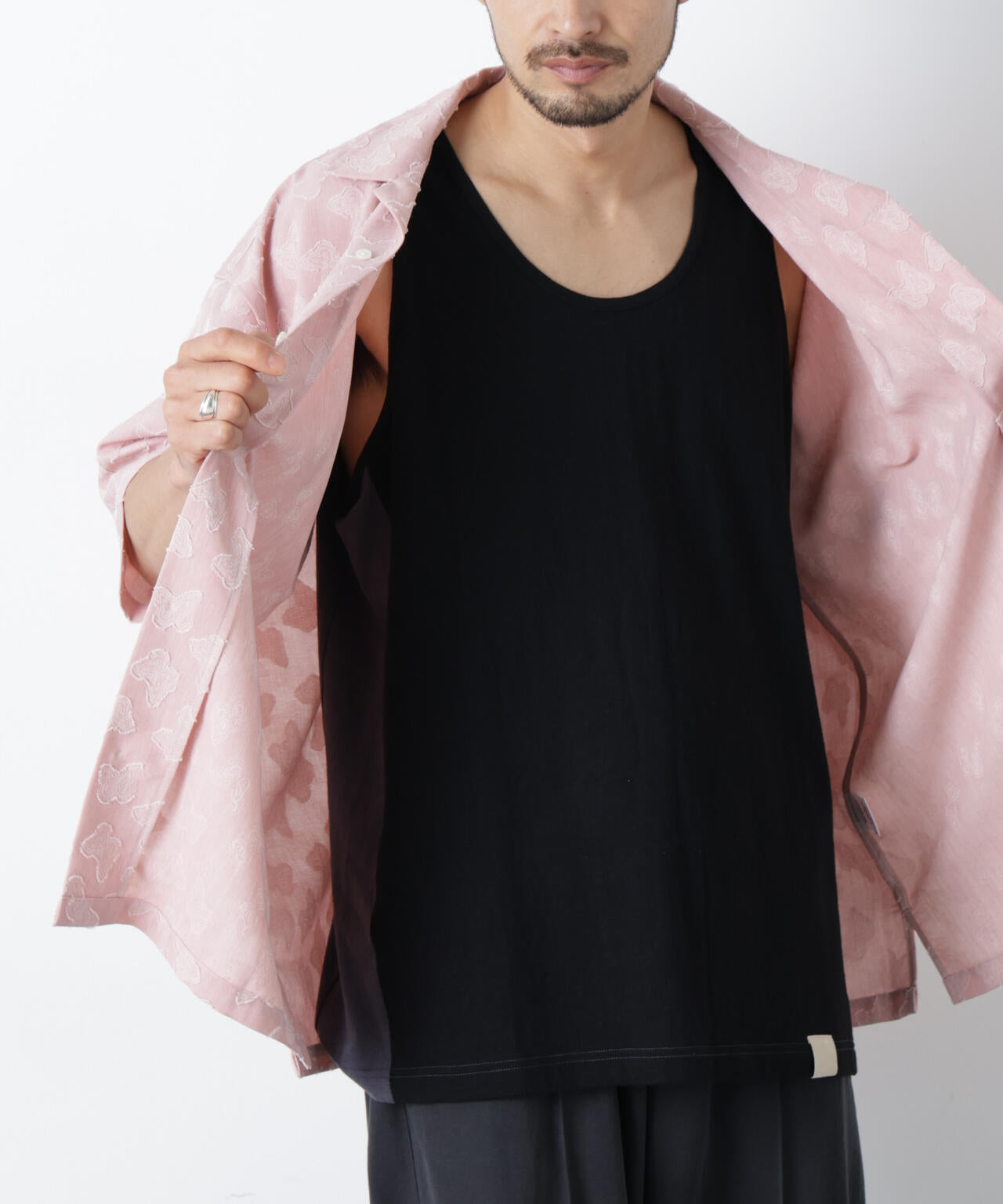 Raffy Cotton Jersey_切替タンクトップ 6686224206