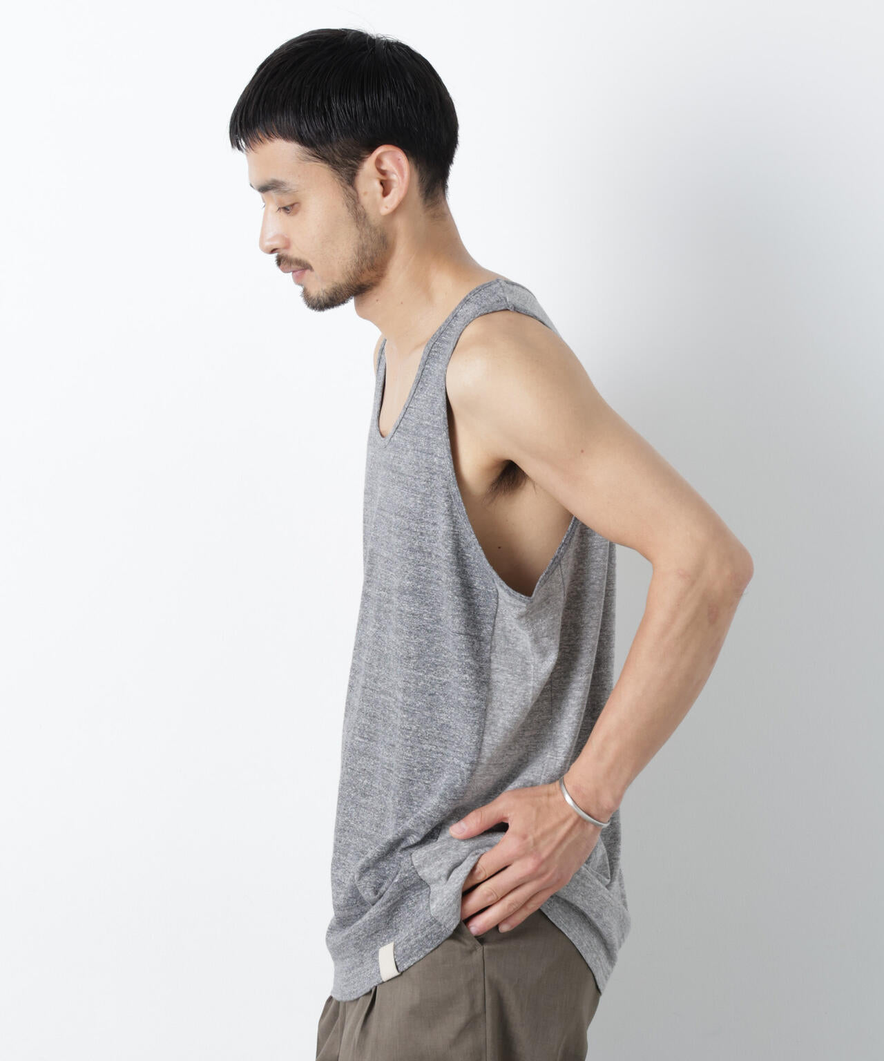 Raffy Cotton Jersey_切替タンクトップ 6686224206