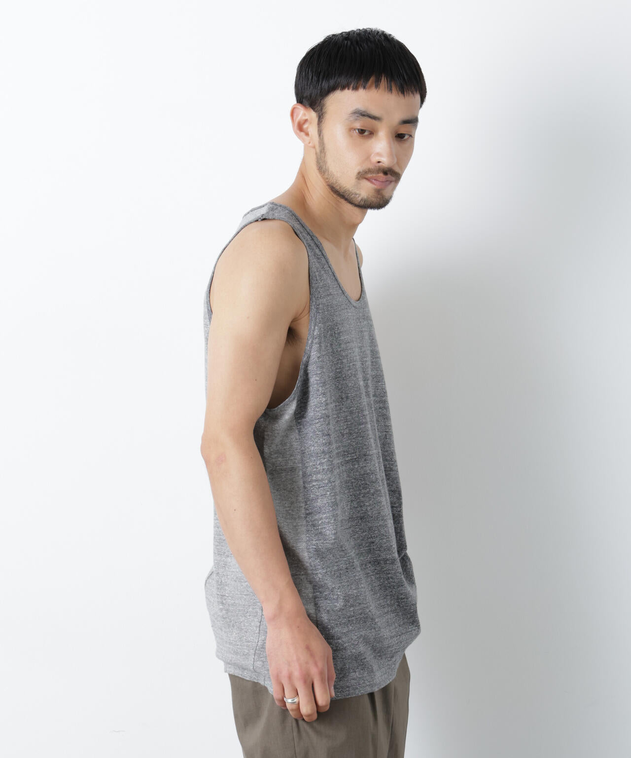 Raffy Cotton Jersey_切替タンクトップ 6686224206