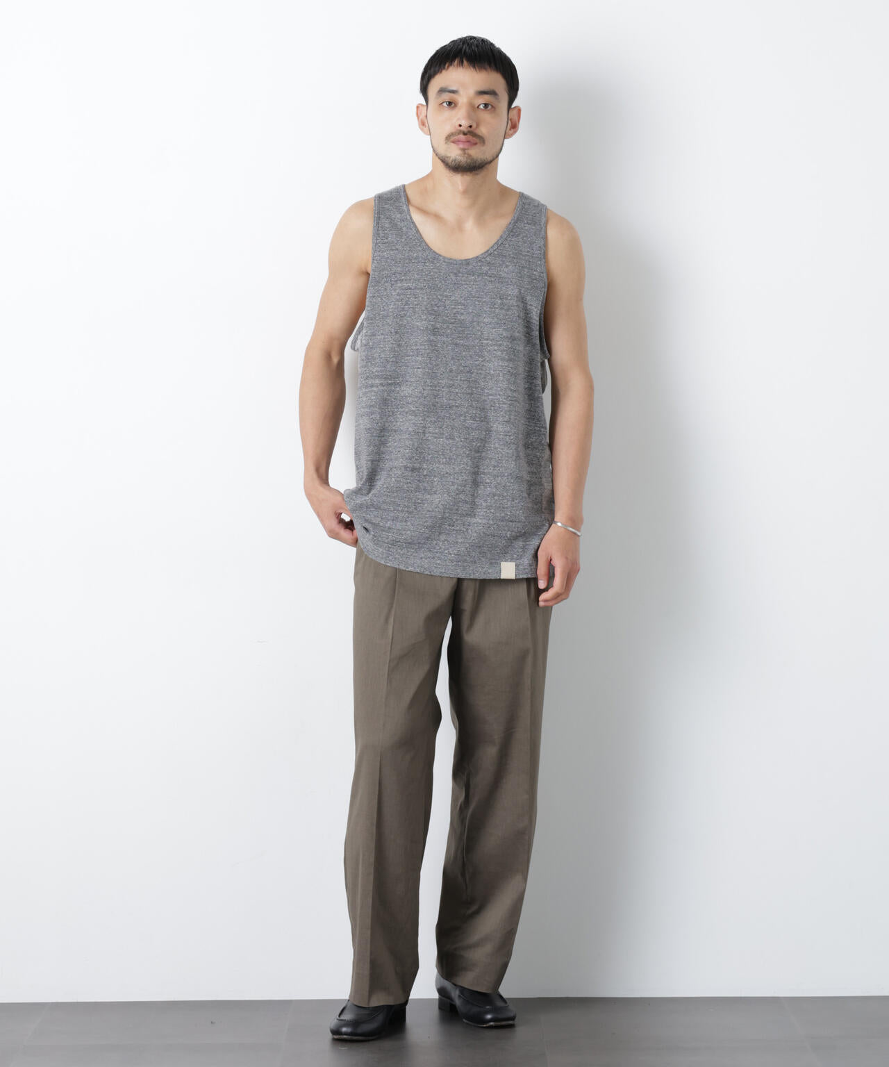 Raffy Cotton Jersey_切替タンクトップ 6686224206