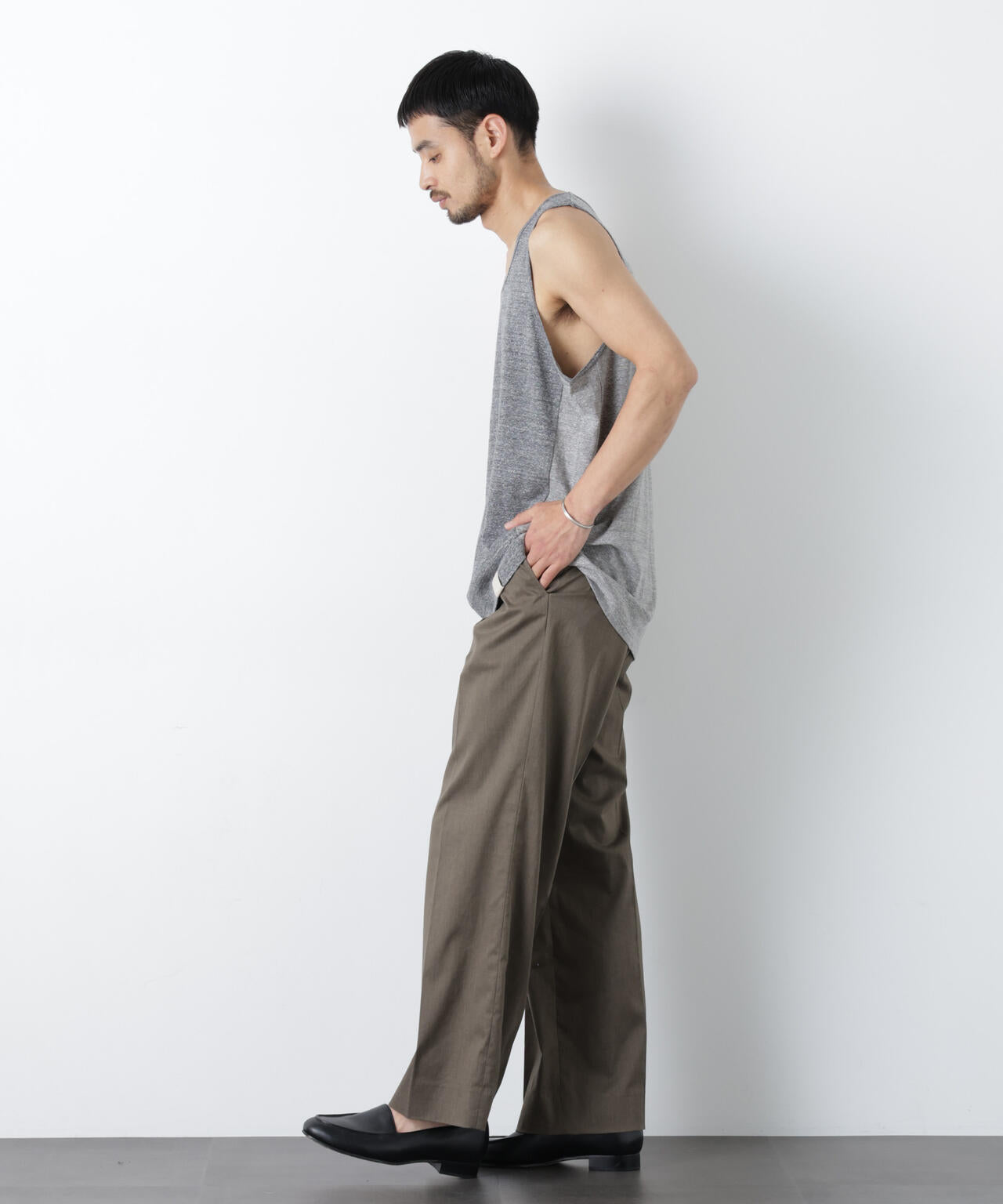 Raffy Cotton Jersey_切替タンクトップ 6686224206
