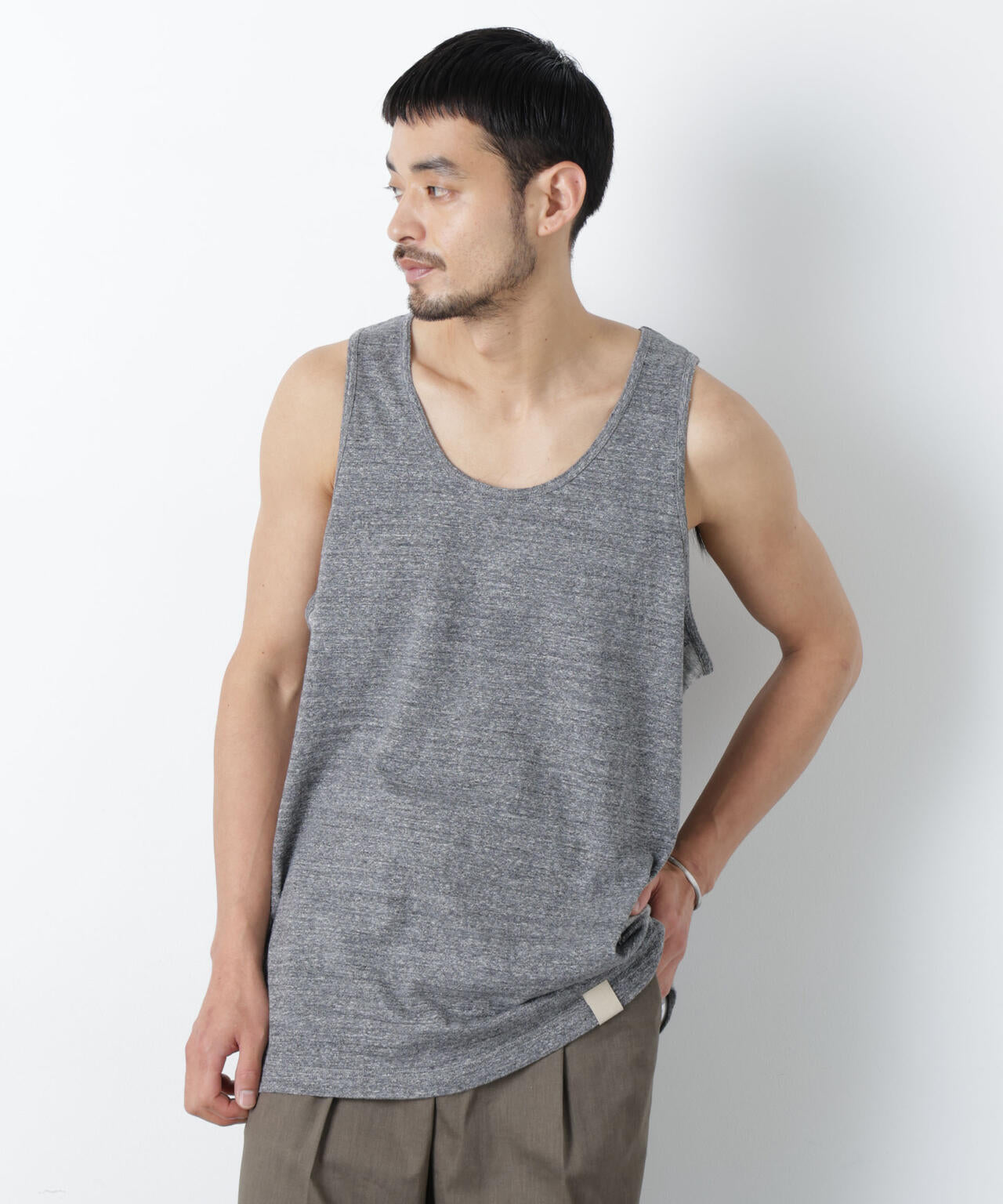 Raffy Cotton Jersey_切替タンクトップ 6686224206