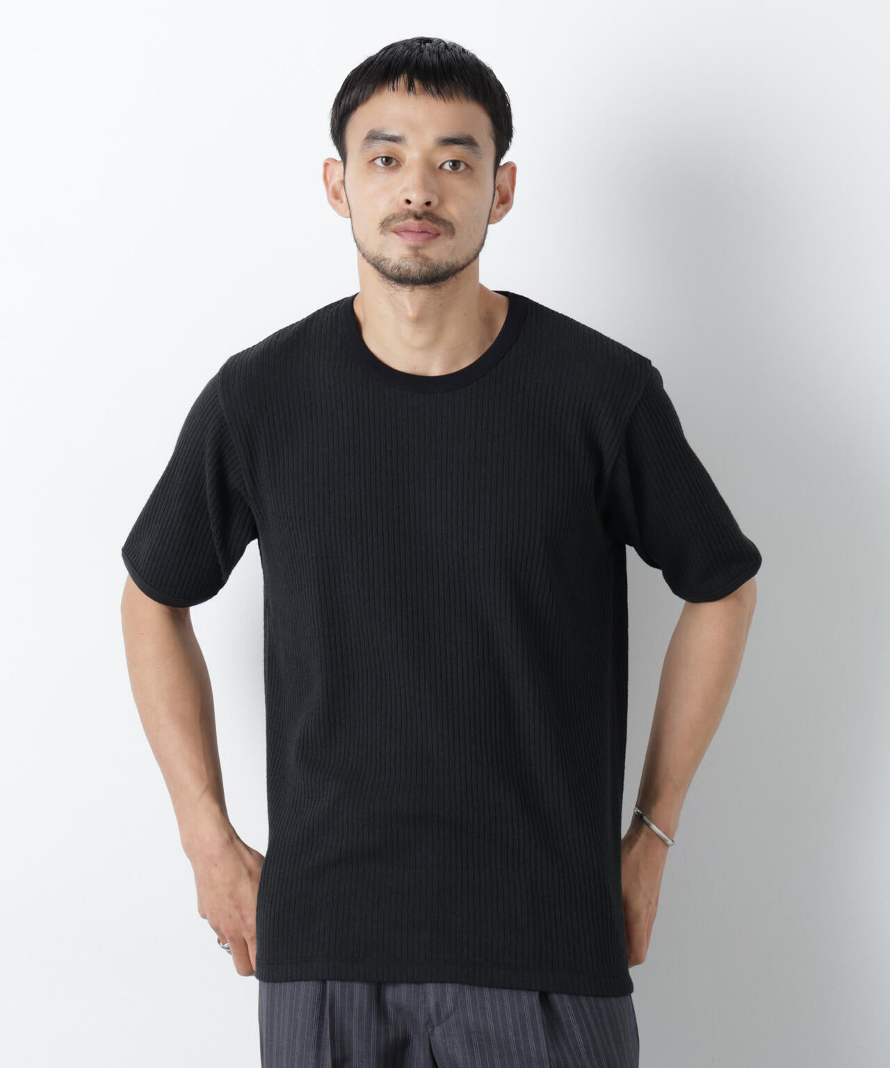 強撚ループヤーン針抜きリンガーTEE 6686224209