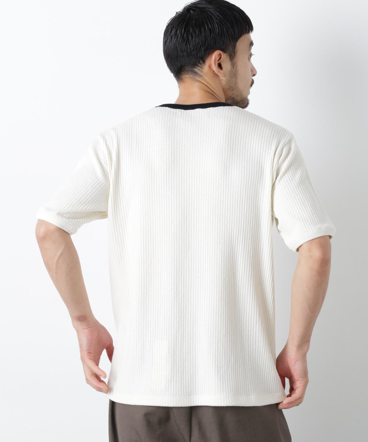強撚ループヤーン針抜きリンガーTEE 6686224209