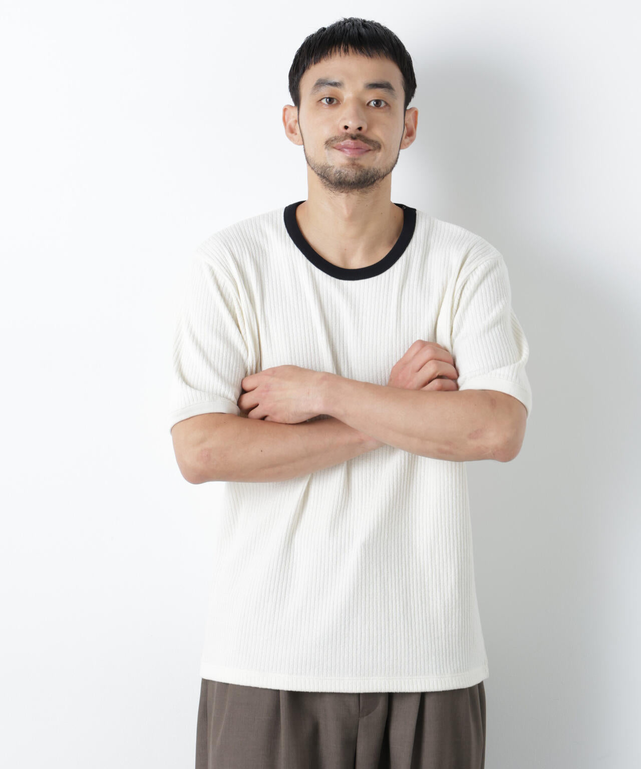 強撚ループヤーン針抜きリンガーTEE 6686224209