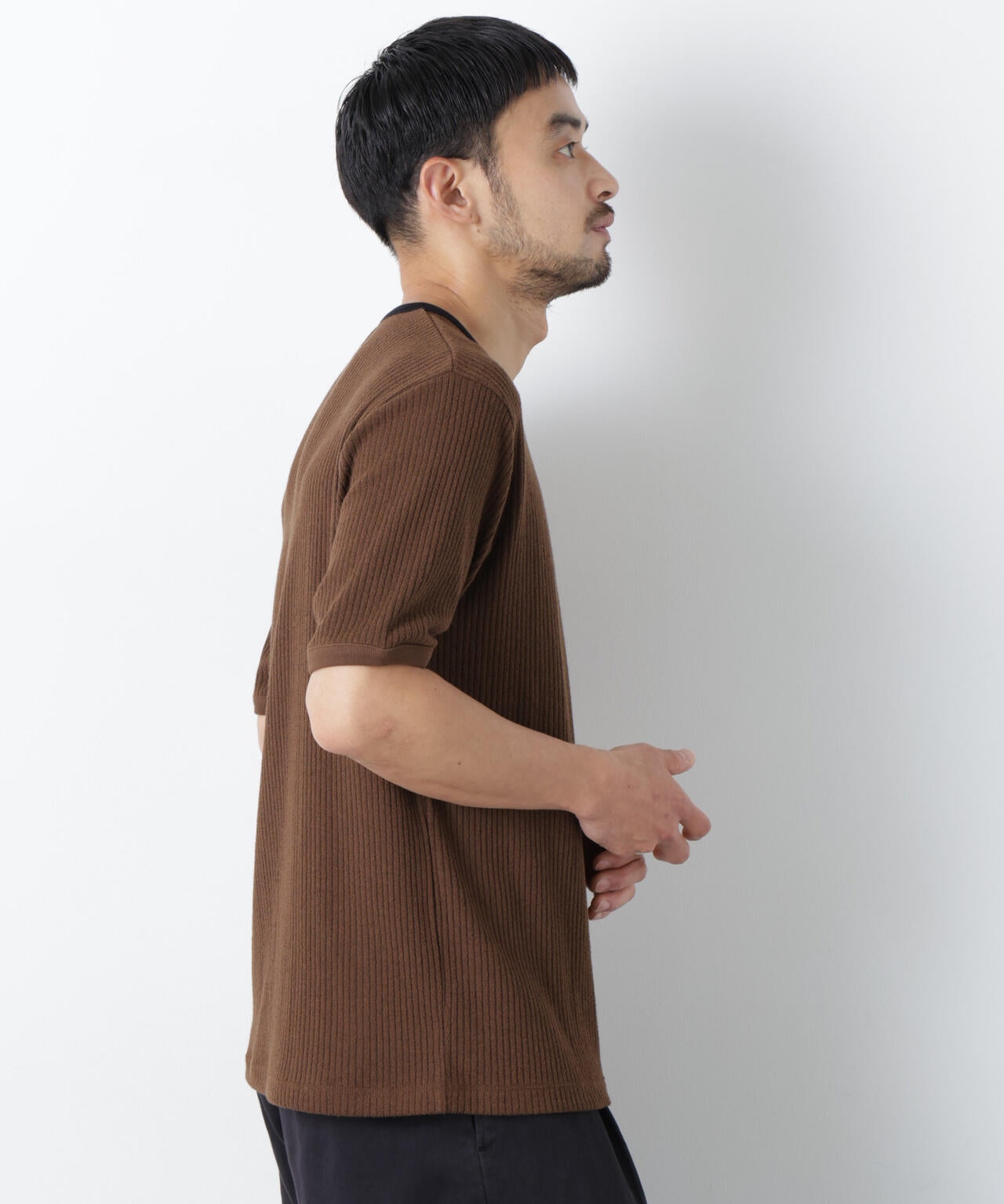 強撚ループヤーン針抜きリンガーTEE 6686224209