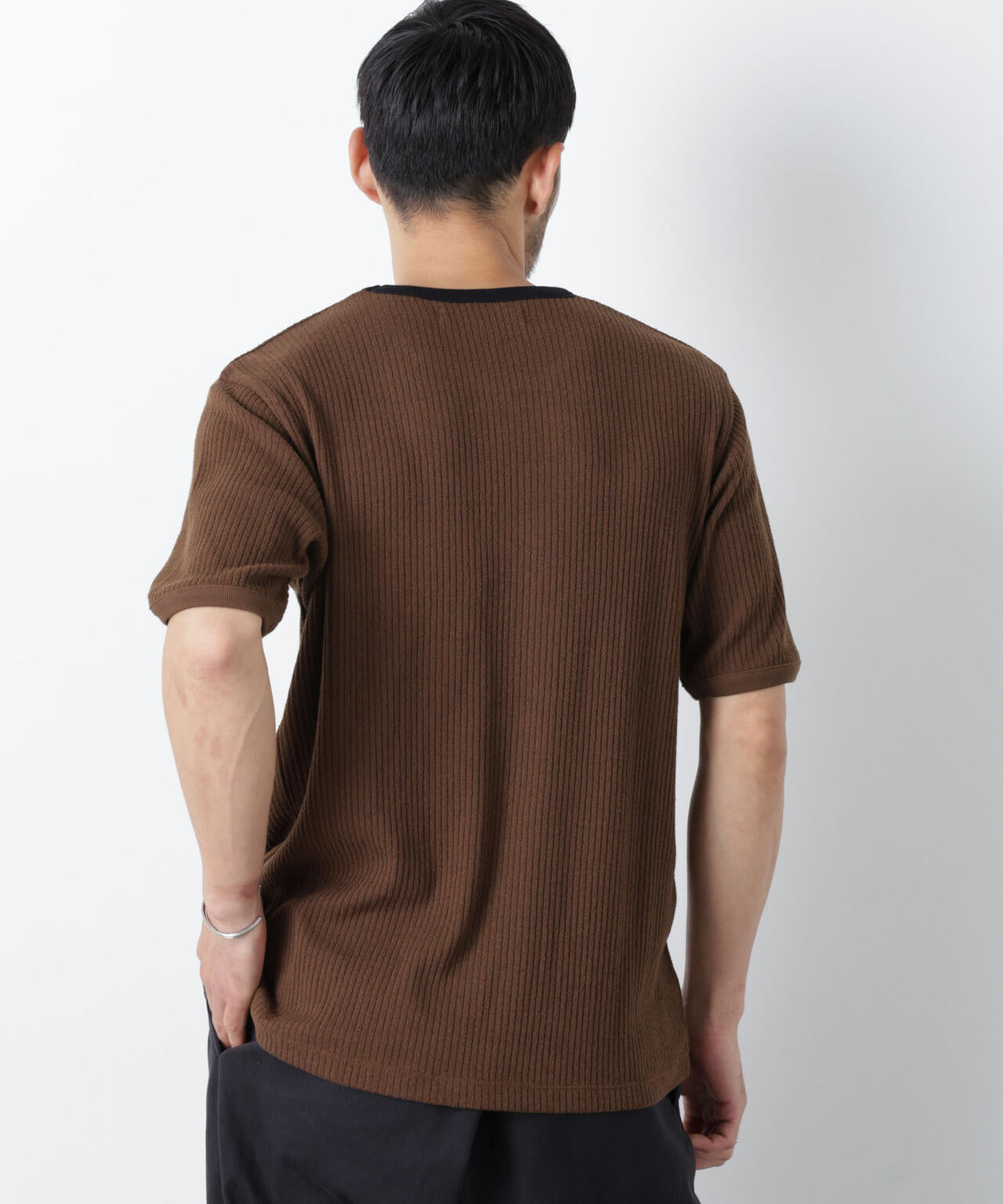 強撚ループヤーン針抜きリンガーTEE 6686224209