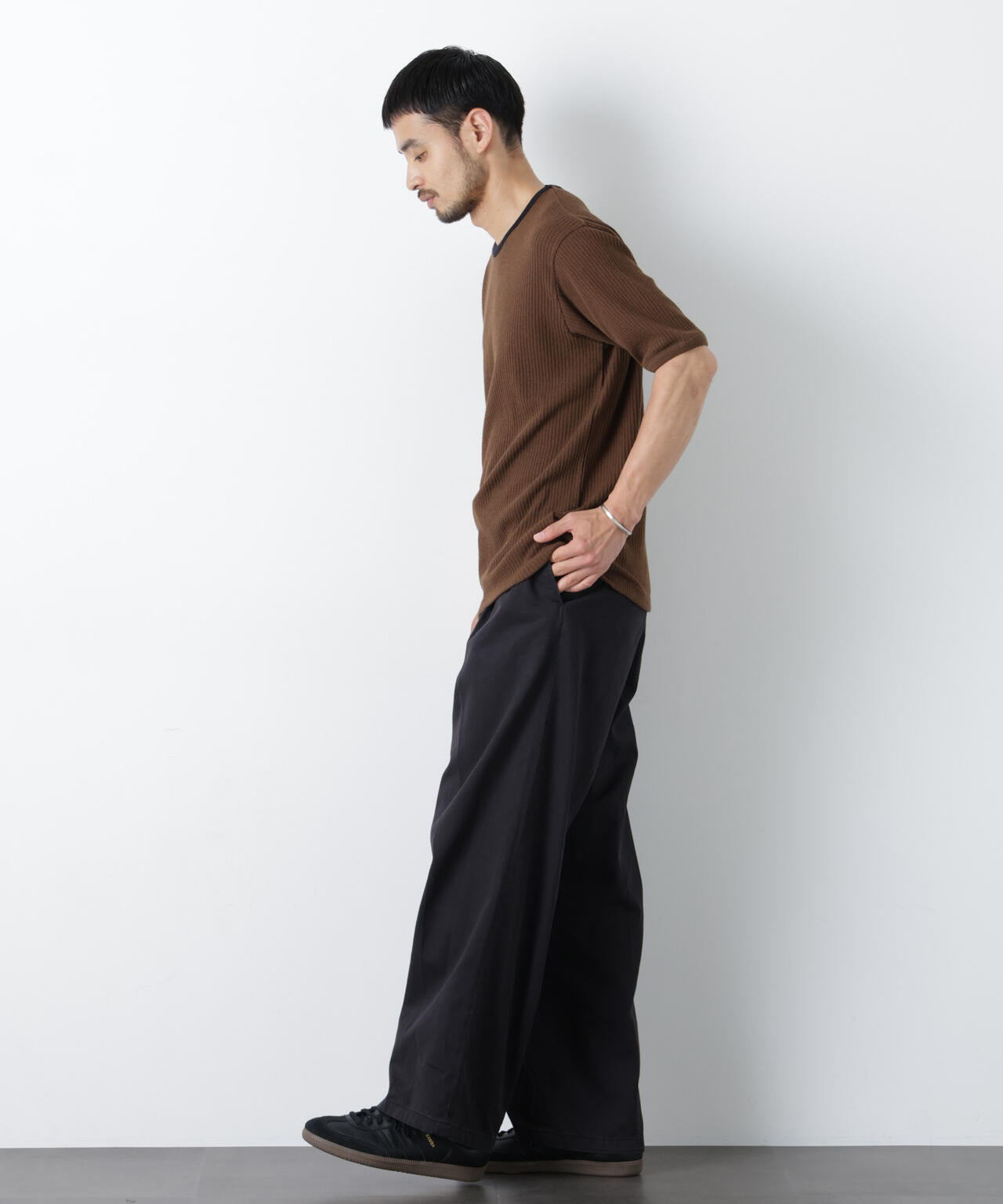 強撚ループヤーン針抜きリンガーTEE 6686224209