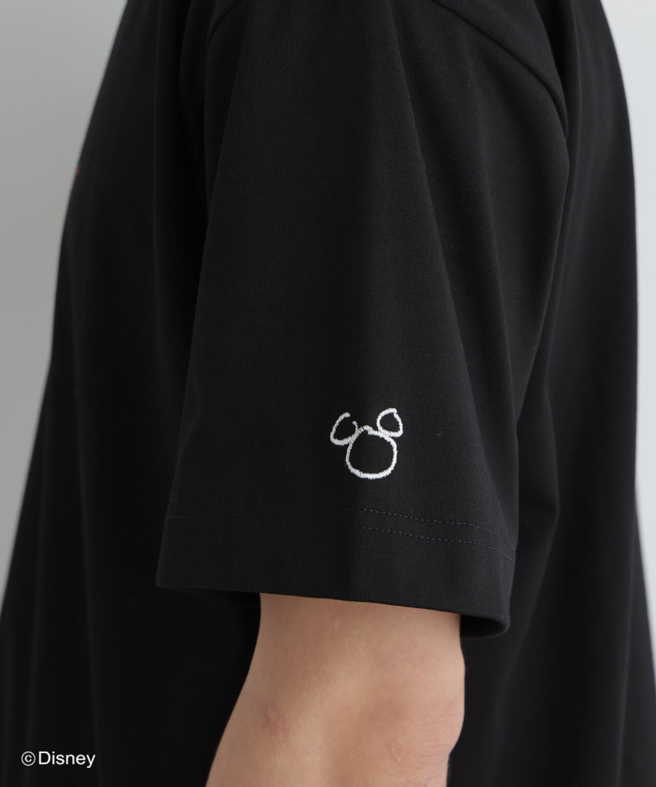 NANO×DISNEY ミッキーマウス 刺繍Tシャツ 6686224215