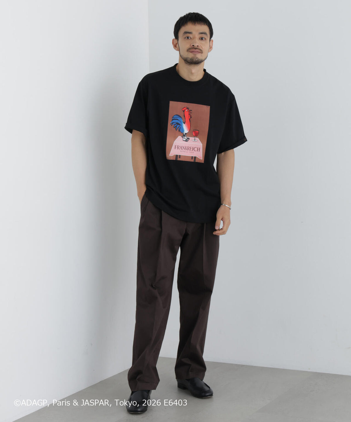「OtoNANO」×SAVIGNAC プリントTシャツ 6686224216