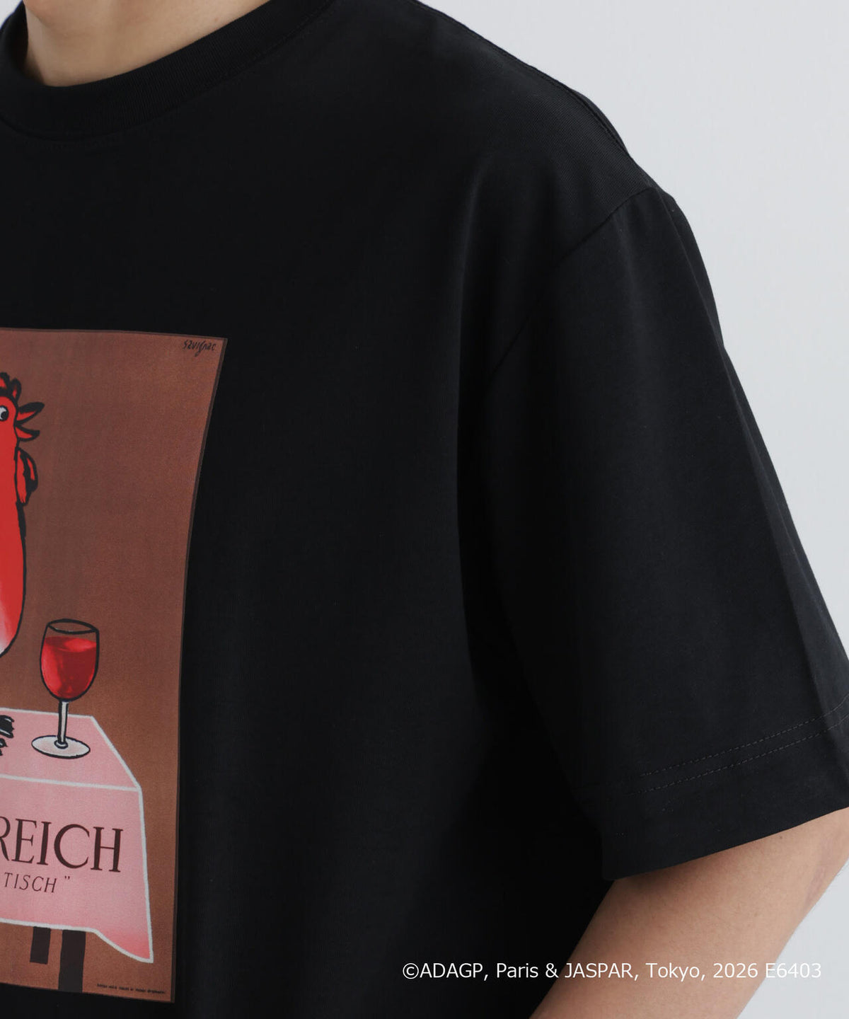 「OtoNANO」×SAVIGNAC プリントTシャツ 6686224216