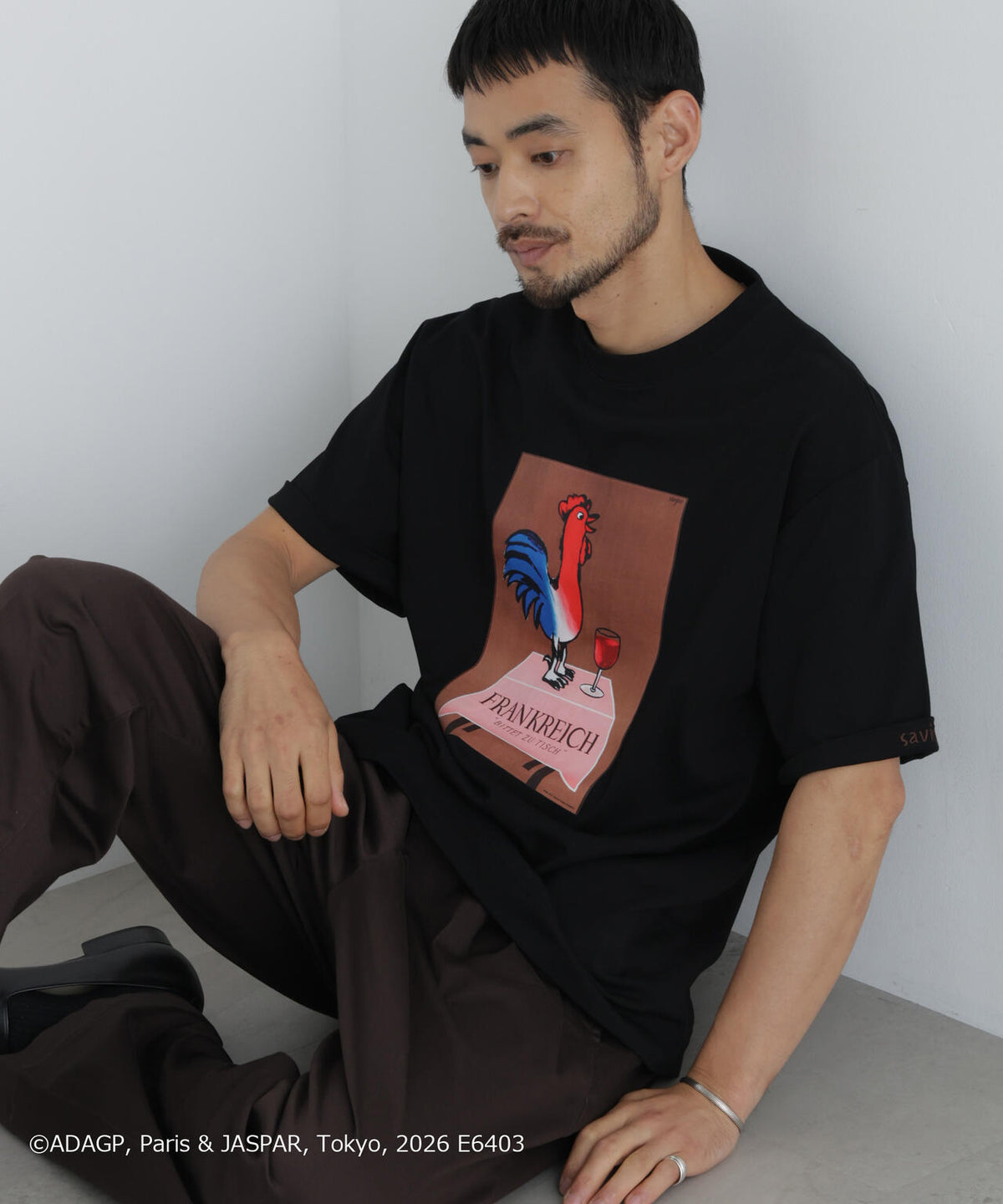 「OtoNANO」×SAVIGNAC プリントTシャツ 6686224216