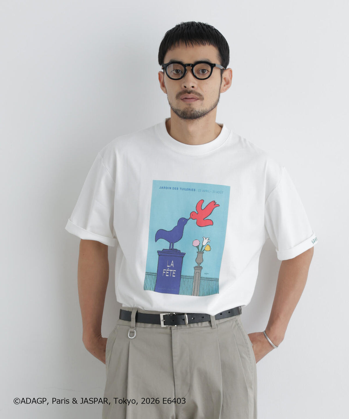 「OtoNANO」×SAVIGNAC プリントTシャツ 6686224216