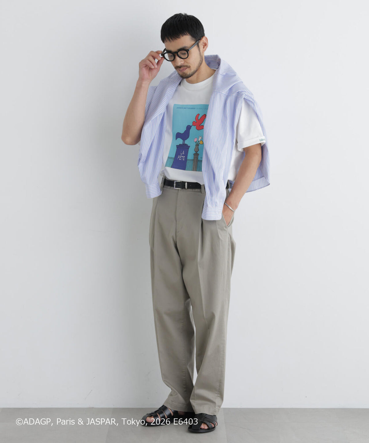 「OtoNANO」×SAVIGNAC プリントTシャツ 6686224216