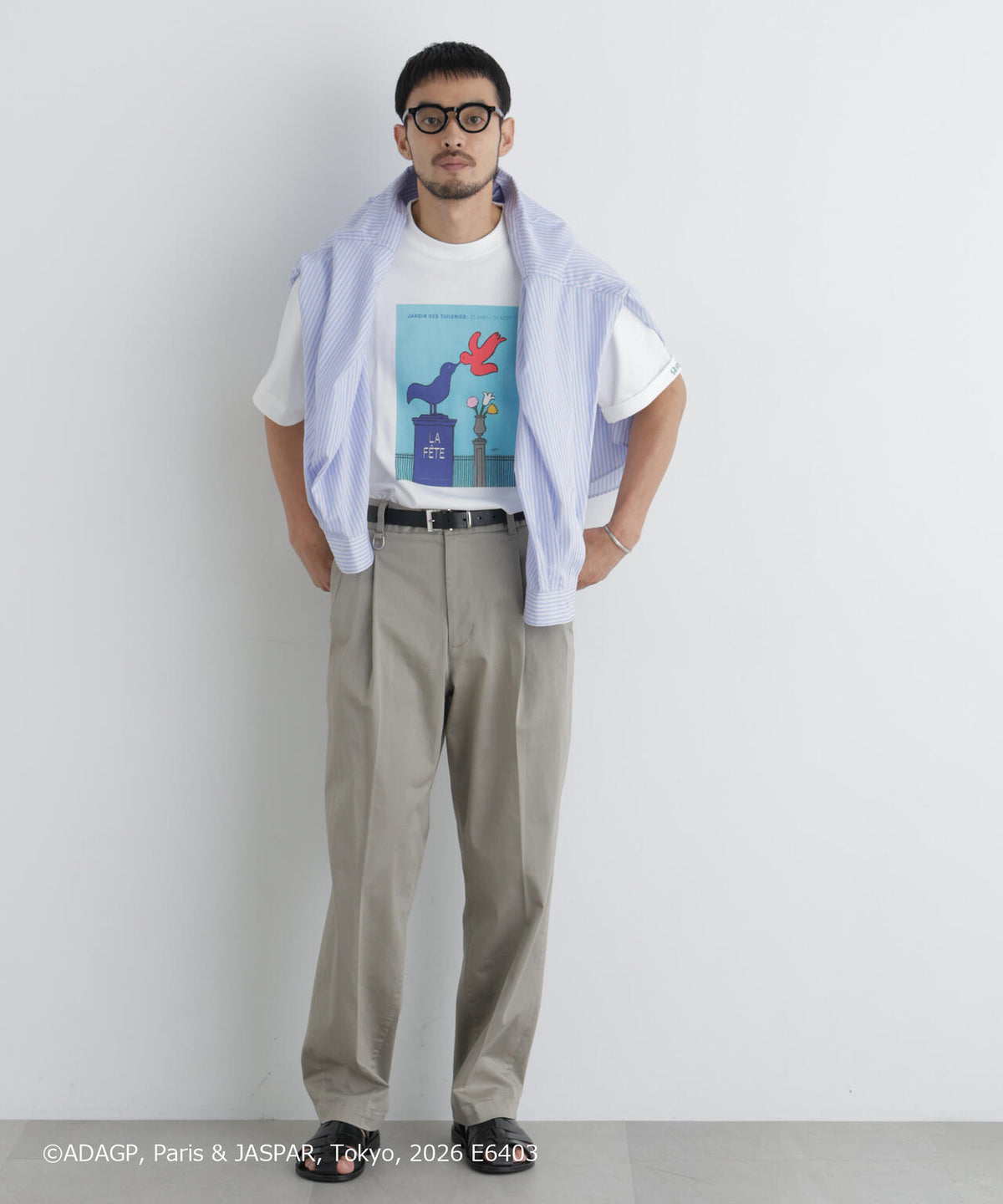 「OtoNANO」×SAVIGNAC プリントTシャツ 6686224216