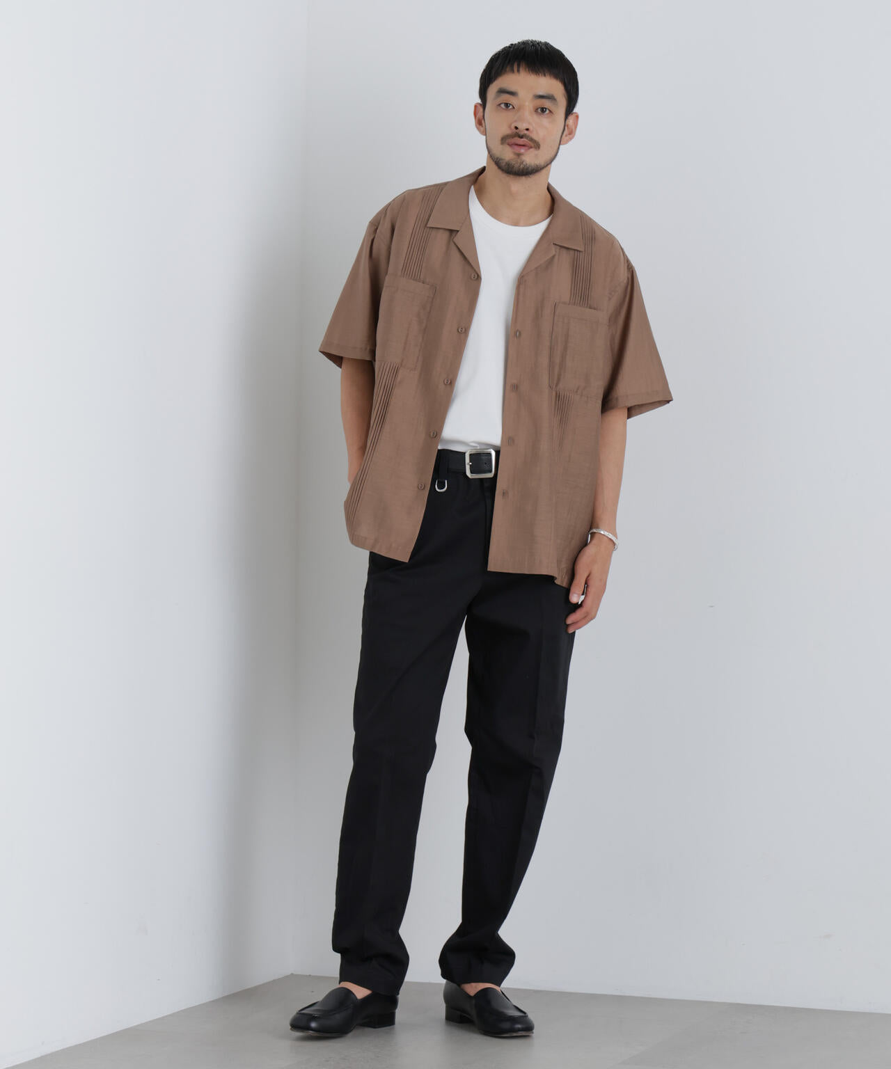 NewOnTrousers フェードサテンSlim テーパー 6686227202