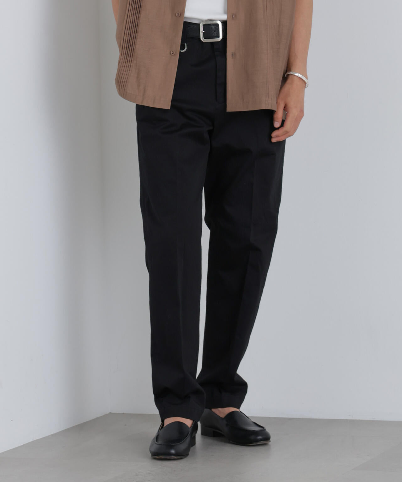 NewOnTrousers フェードサテンSlim テーパー 6686227202