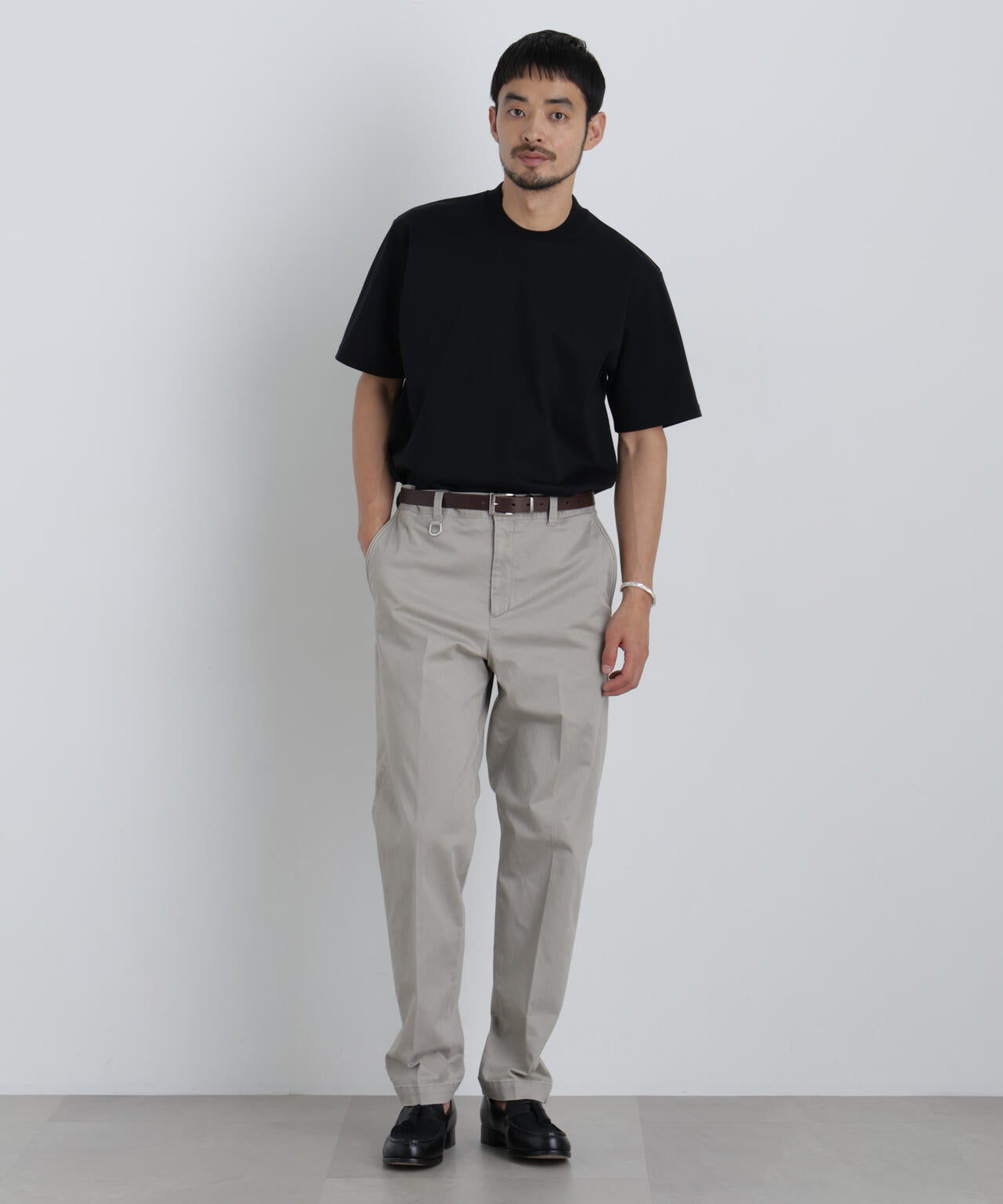 NewOnTrousers フェードサテンSlim テーパー 6686227202