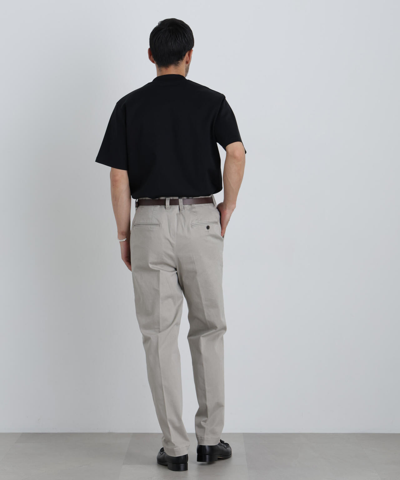 NewOnTrousers フェードサテンSlim テーパー 6686227202
