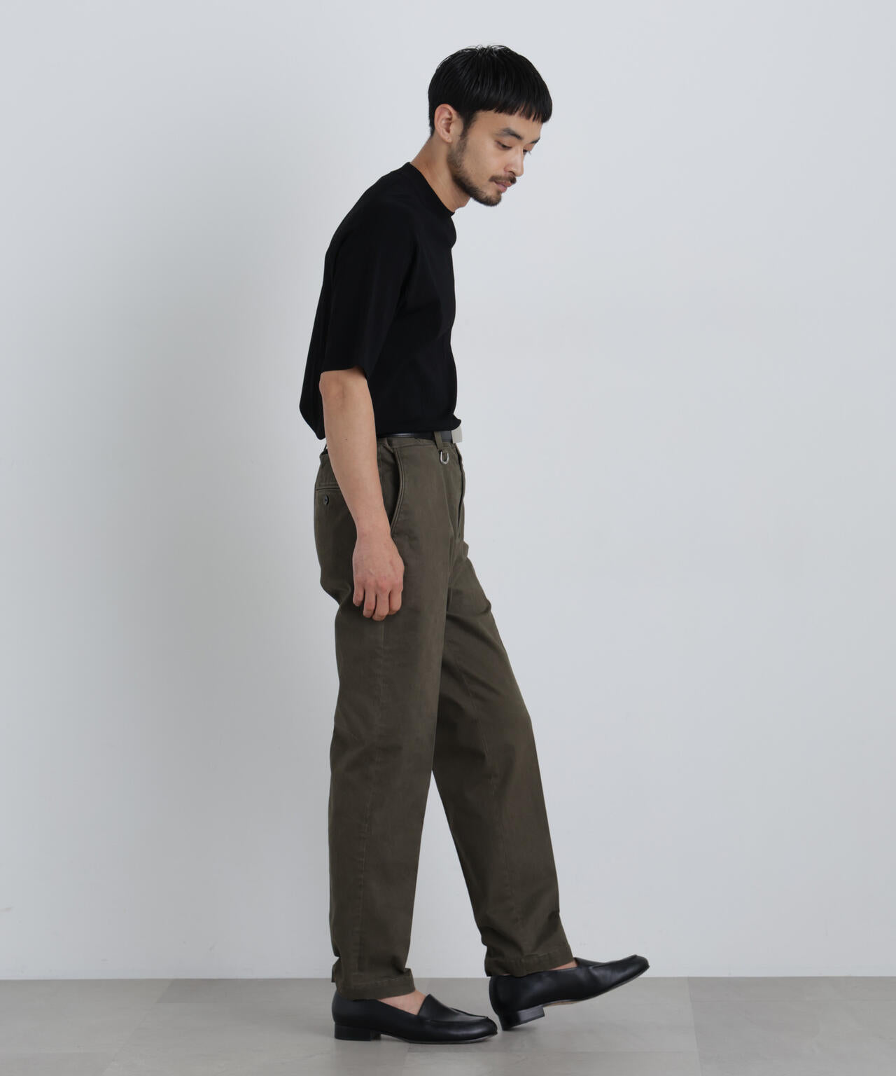 NewOnTrousers フェードサテンSlim テーパー 6686227202