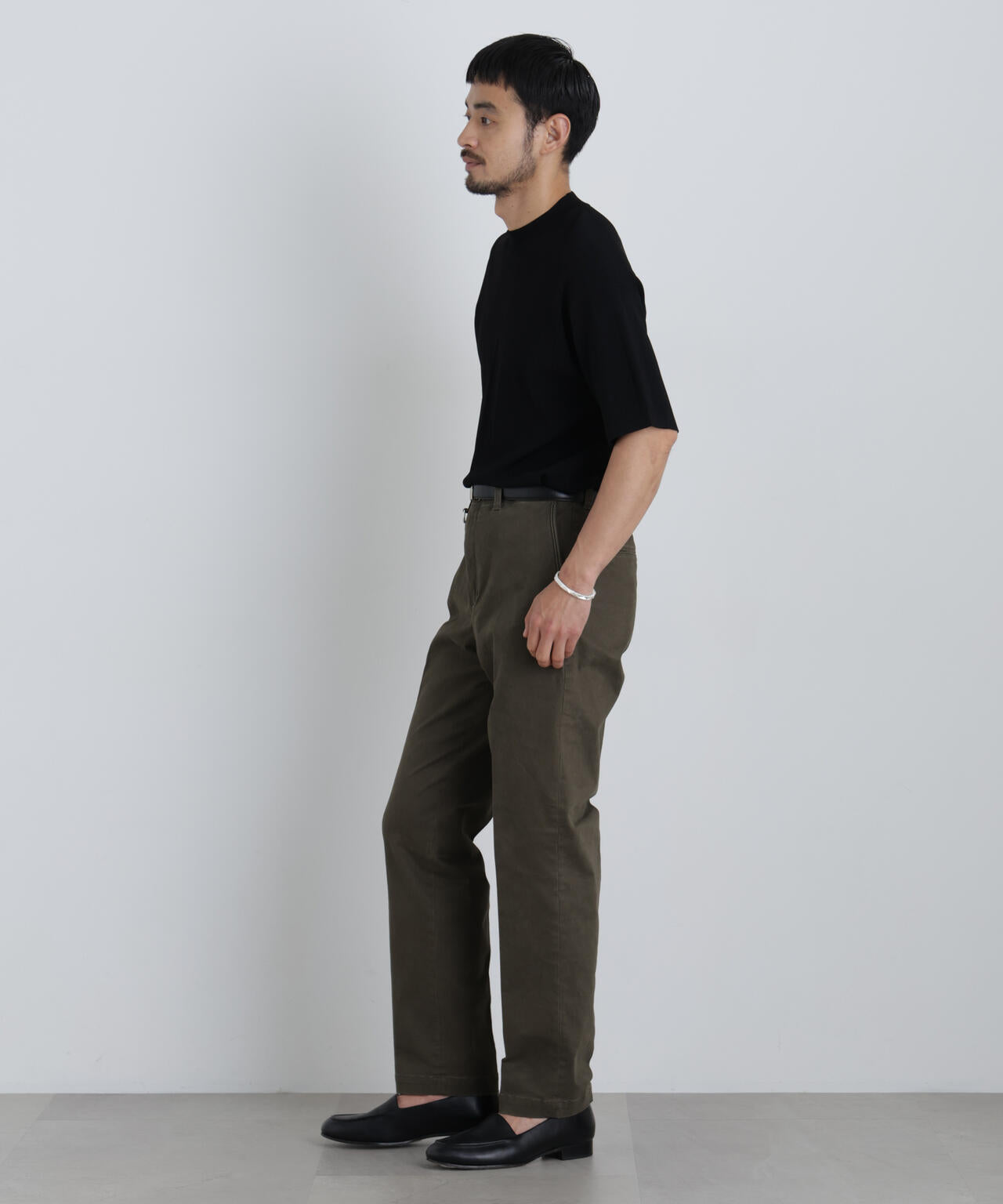 NewOnTrousers フェードサテンSlim テーパー 6686227202